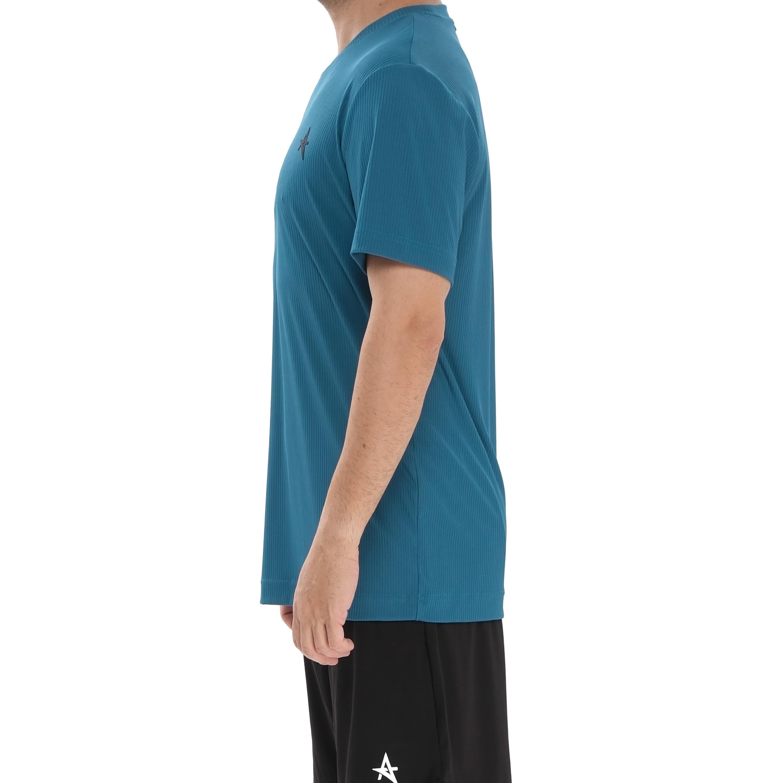 ED 2426 Veon Likralı Raporlu Erkek T-shirt Petrol