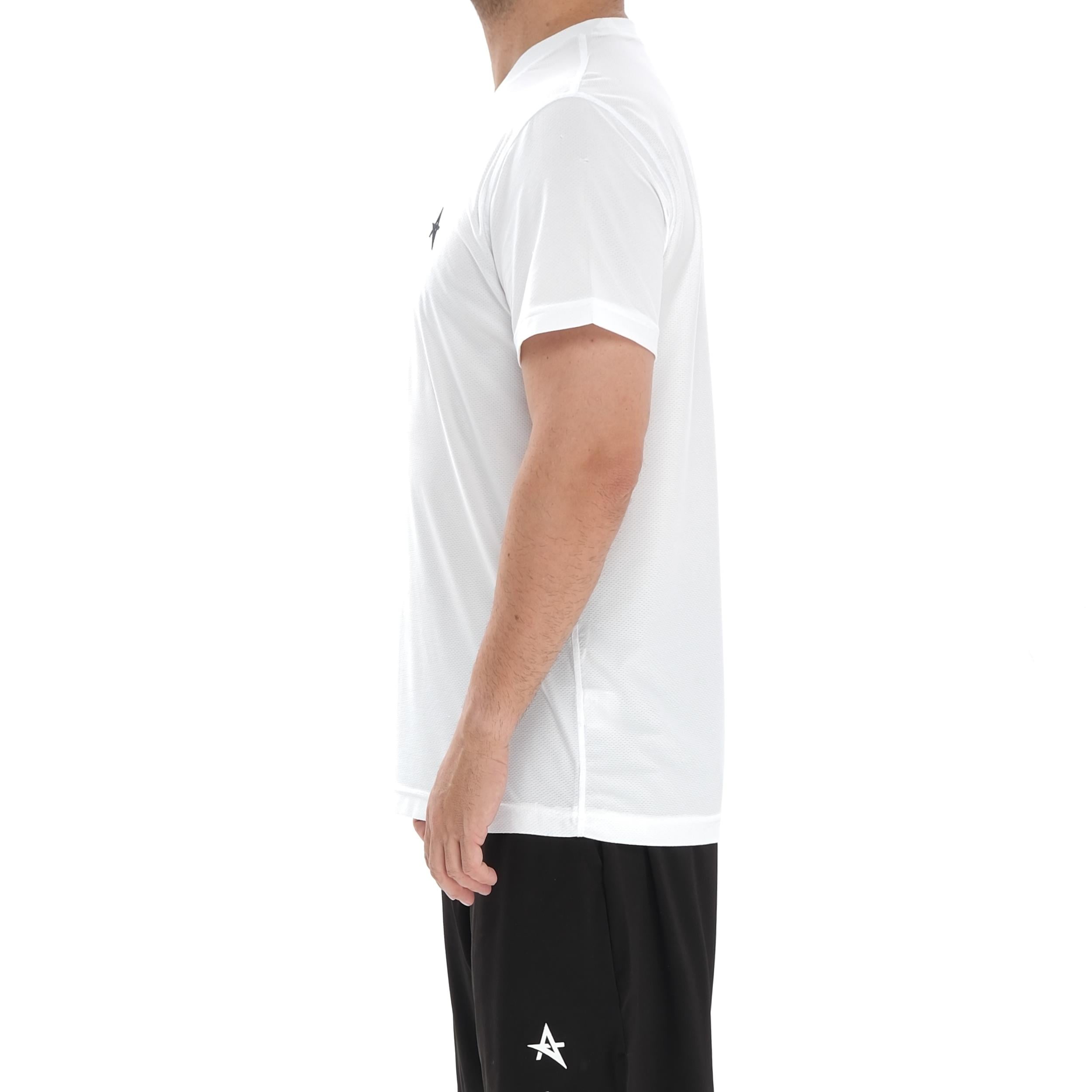 ED 2438 Justin Likralı Petek Erkek T-shirt Beyaz