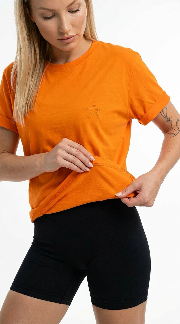 ED 2438 Justin Unisex Tshirt - Turuncu