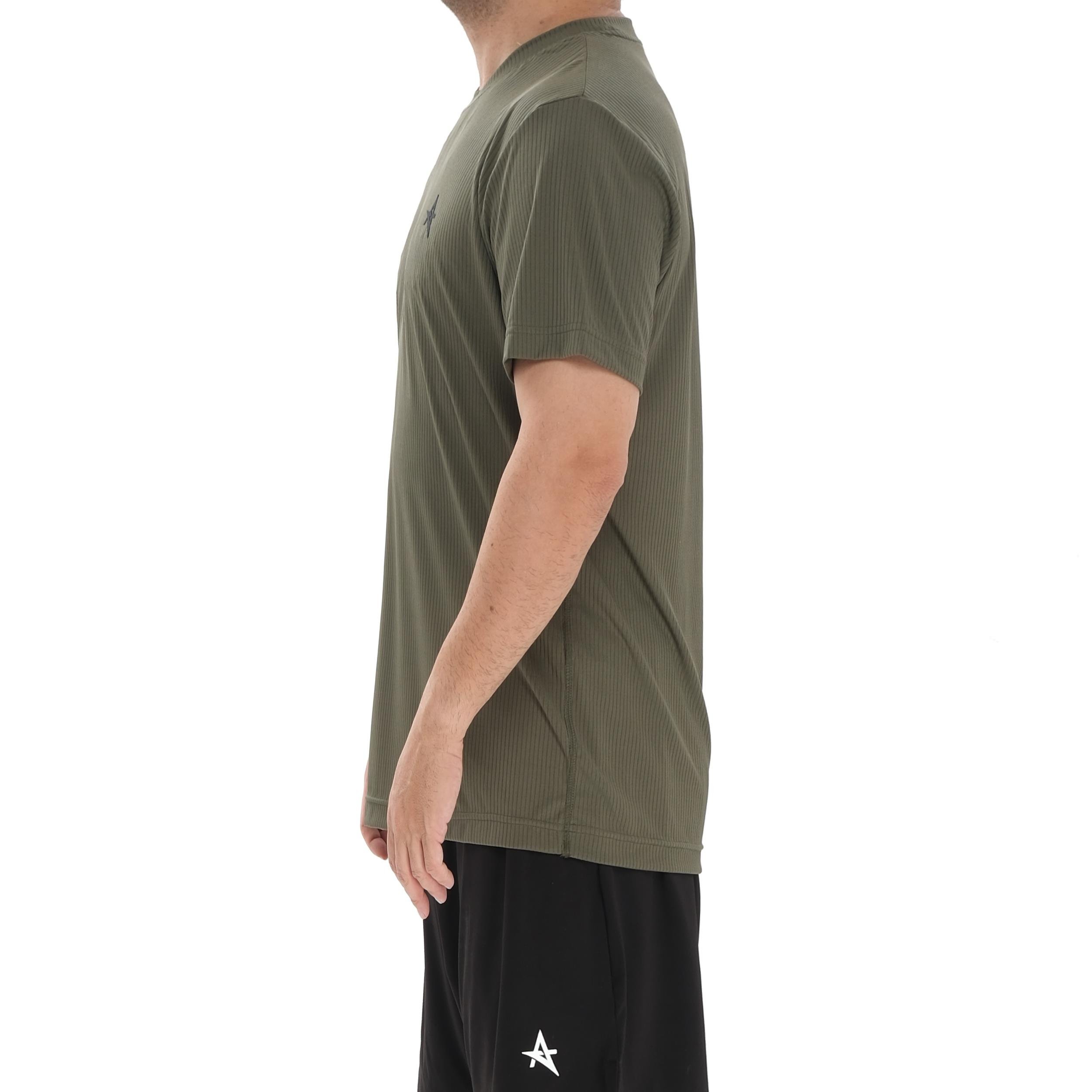 ED 2447 Bieber Raporlu Likralı Erkek T-shirt Haki