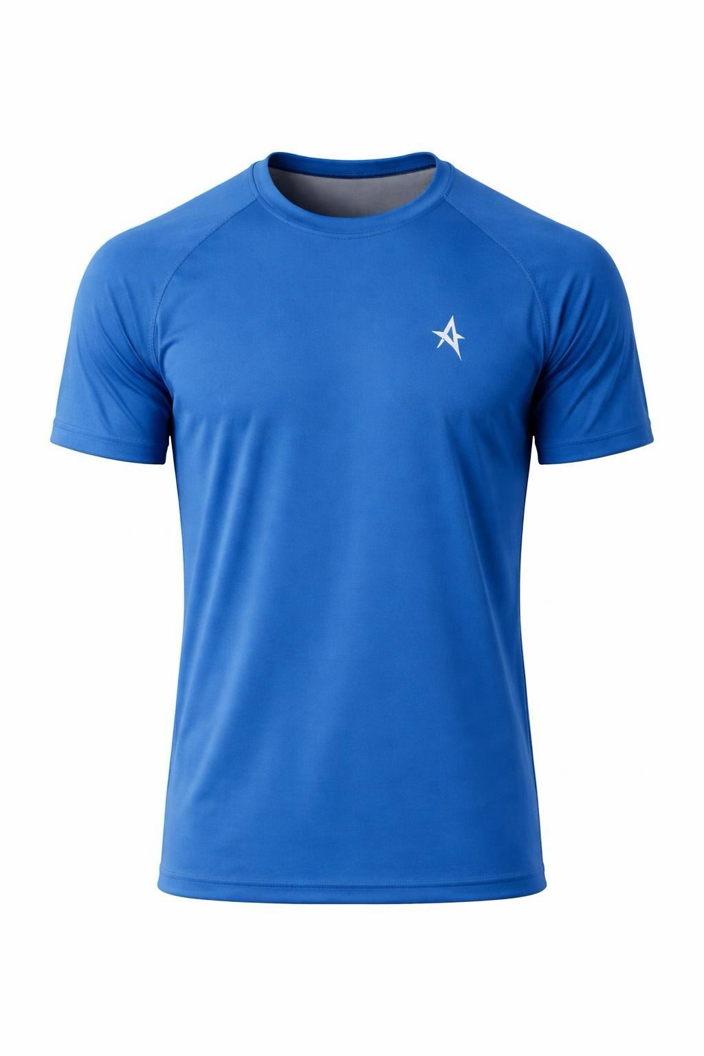 ED 2452 Tom Likralı Erkek T-shirt Mavi