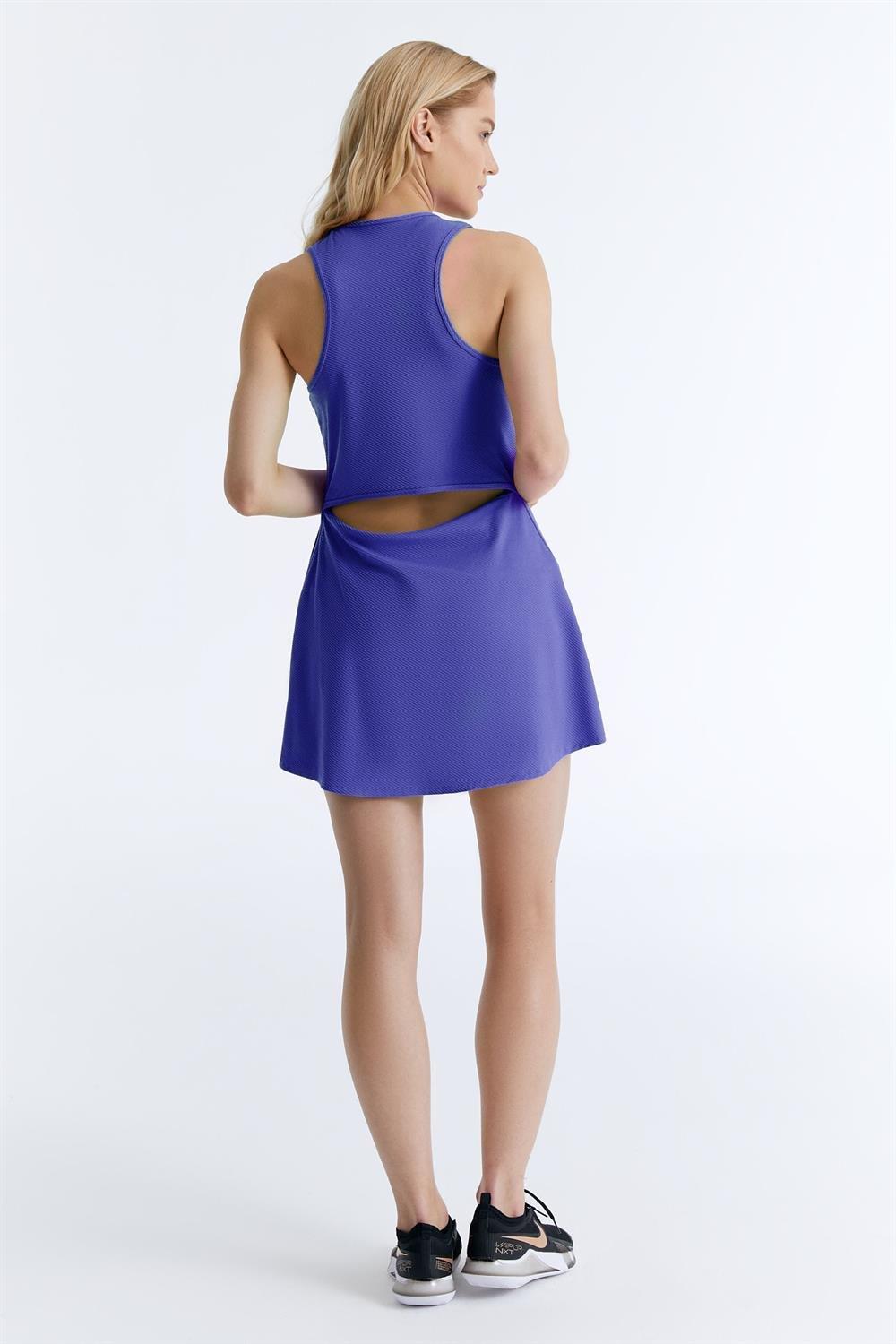 ED202301-01 Sonia Tenis Elbise Beyaz