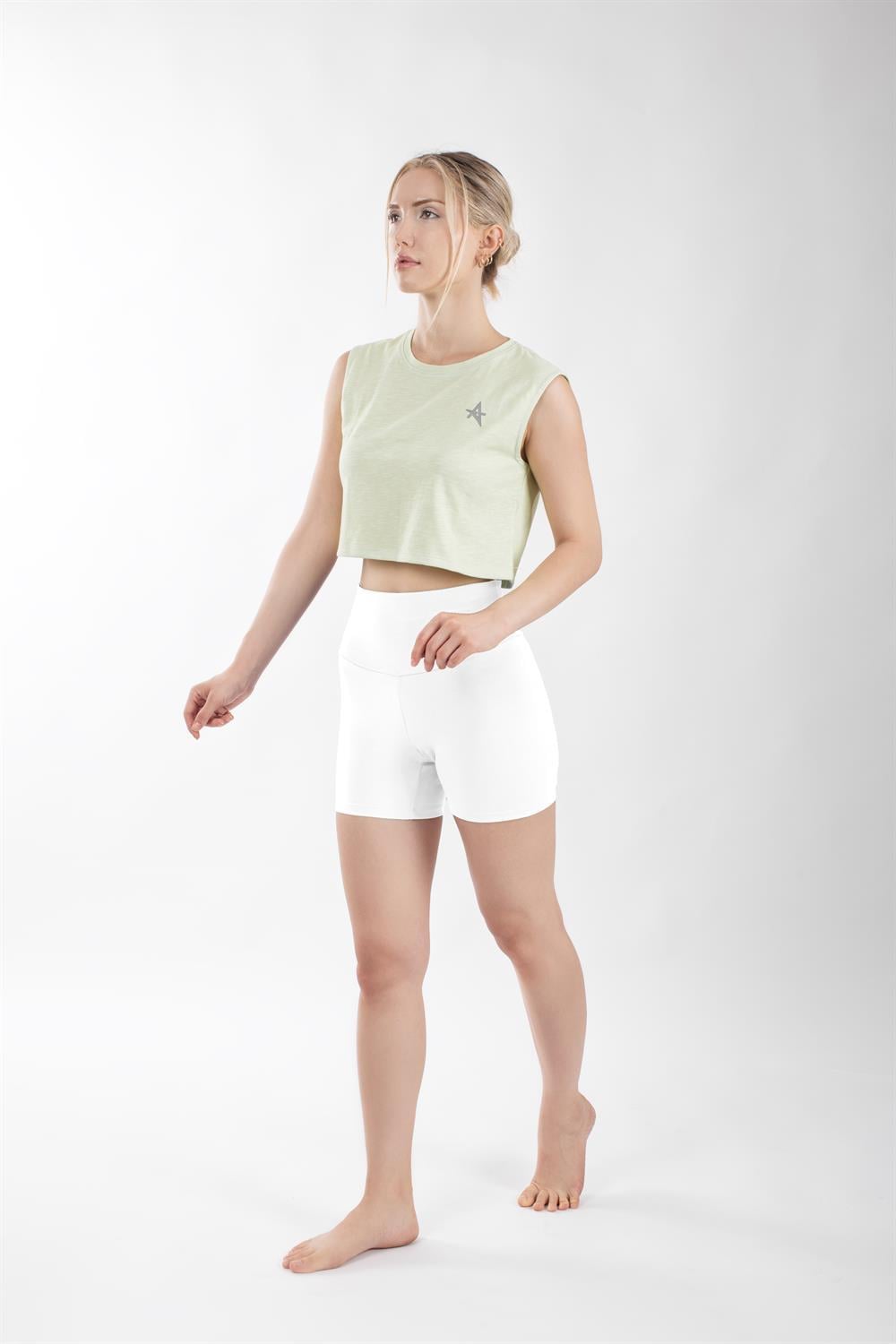 ED2308-01 Cagla Short Legging White