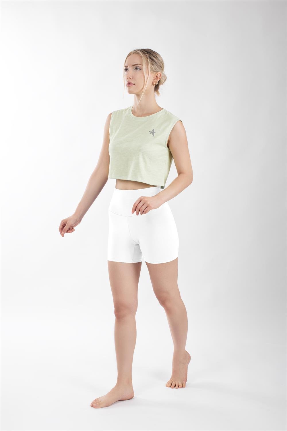 ED2308-01 Cagla Short Legging White