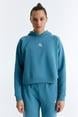 ED7739-08 Coach Crop Kadın Kapüşonlu Sweatshirt'ü Grimelanj
