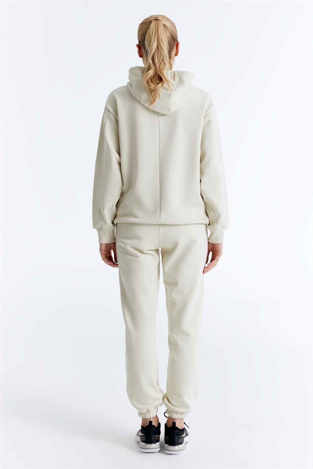 ED7739-08 Coach Crop Kadın Kapüşonlu Sweatshirt'ü Grimelanj