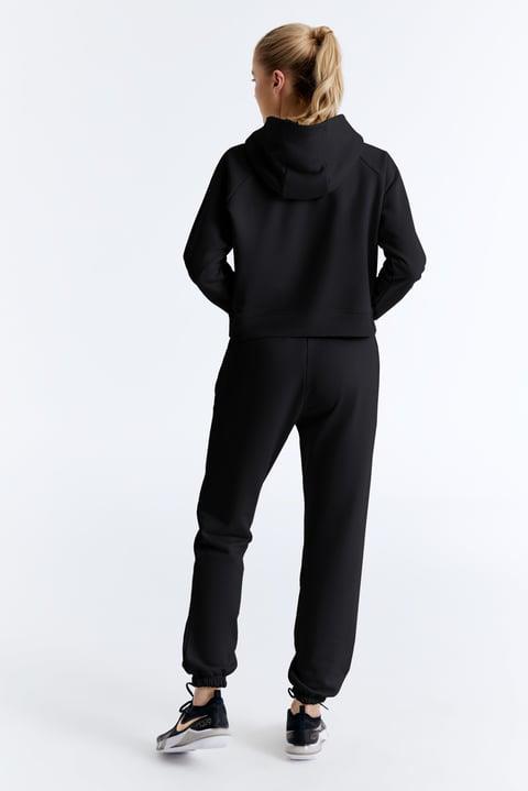 ED7739-08 Coach Crop Kadın Kapüşonlu Sweatshirt'ü Grimelanj