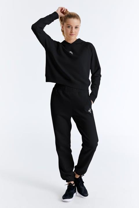 ED7739-08 Coach Crop Kadın Kapüşonlu Sweatshirt'ü Grimelanj