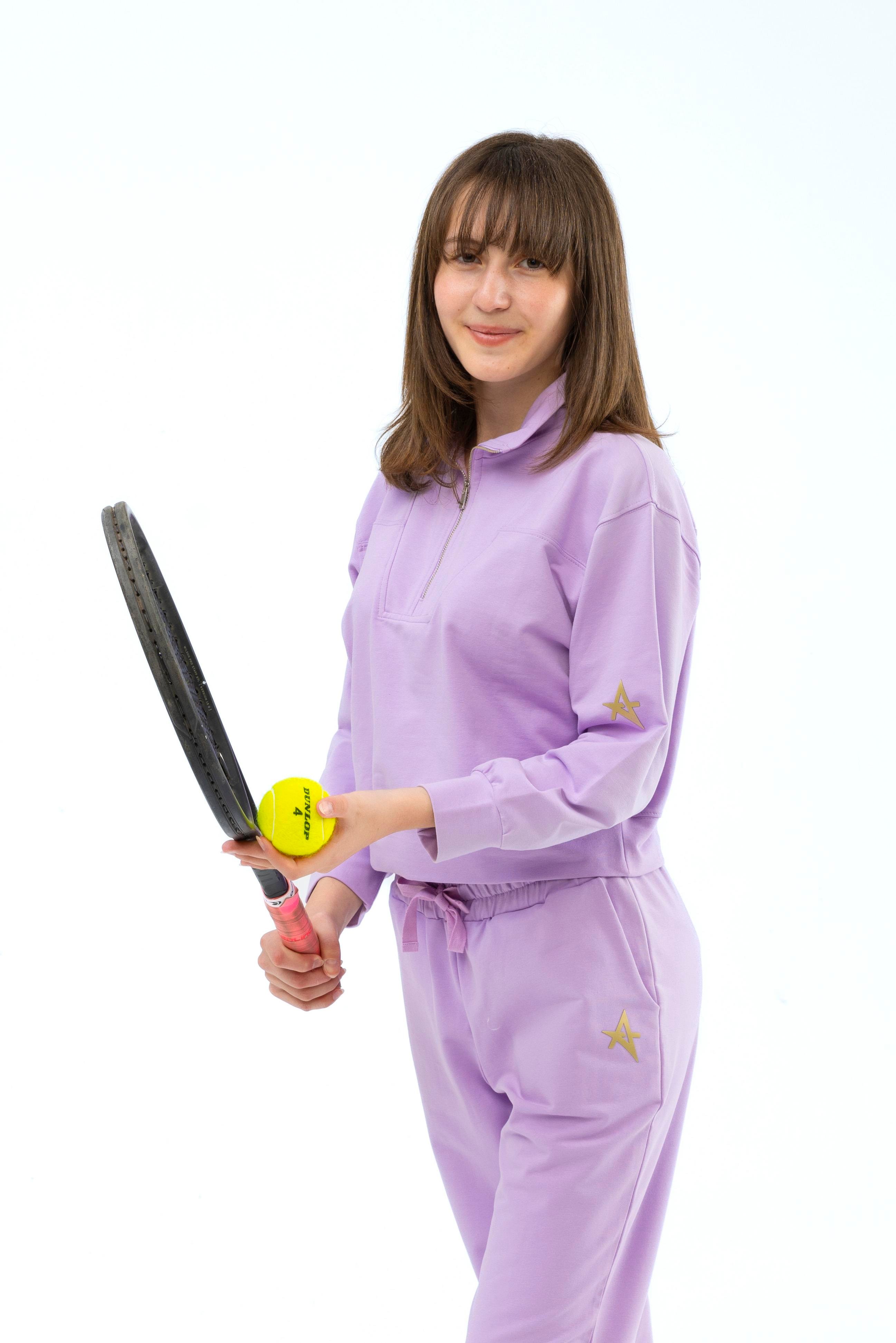 ED7740-5 Cupro Feel Set Genç ve Kız Çocuk LİLA