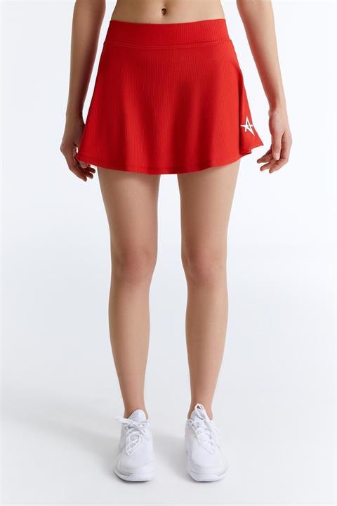ED7747-01 Serena - Gonna da Tennis Dry-Touch per Donna - Bianca (Tennis, Golf, Pickleball, Danza)