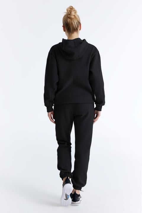 ED7749-08 Star Kadın Organik Pamuk Kapüşonlu Sweatshirt'ü Grimelanj