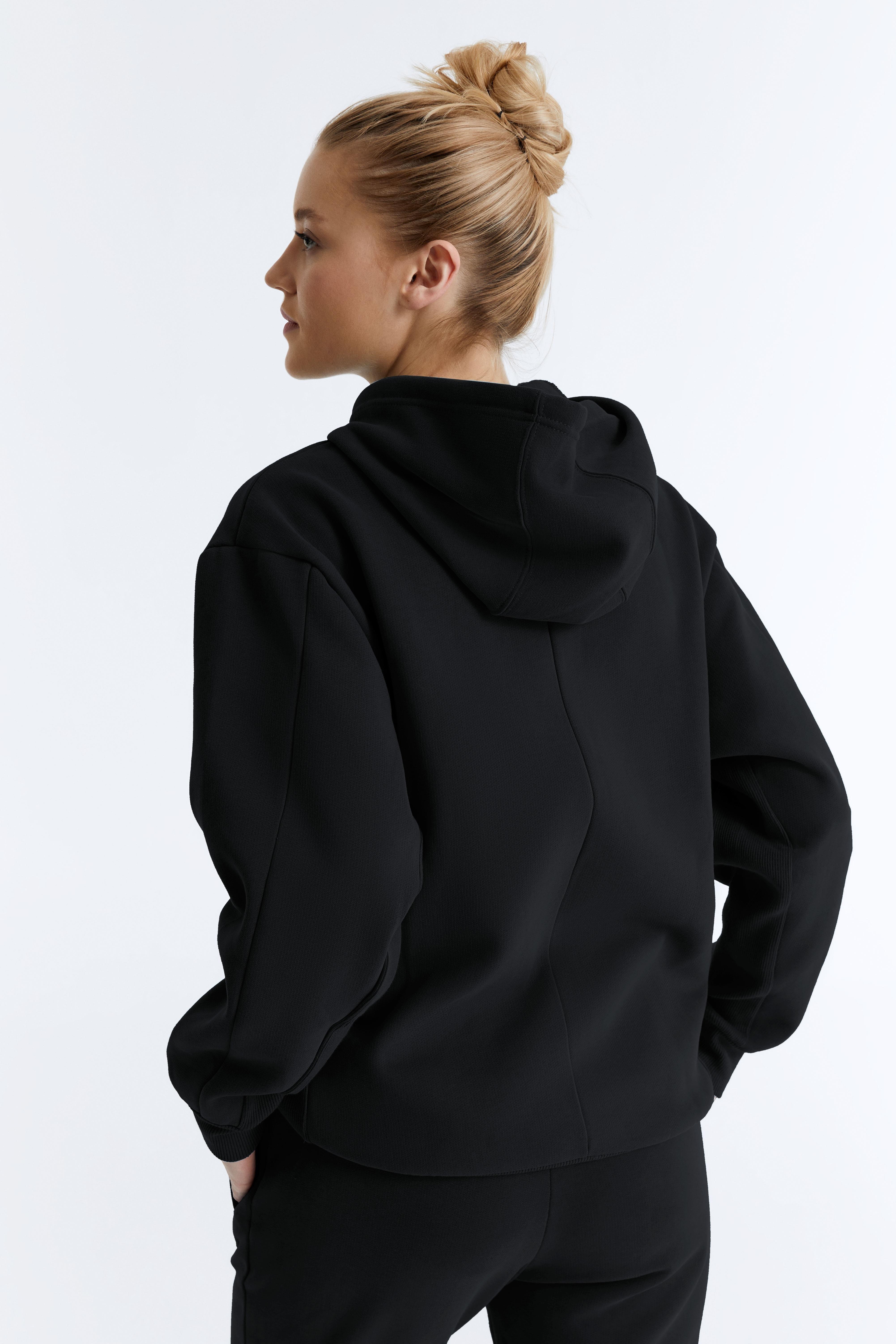 ED7749-08 Star Kadın Organik Pamuk Kapüşonlu Sweatshirt'ü Grimelanj