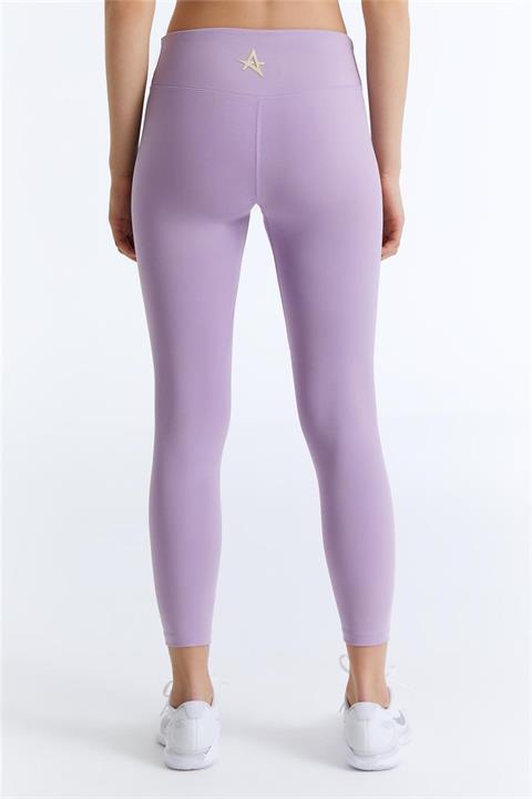 ED7783-02 Hola Long Legging Yüksek Belli Tam Boy Kadın Taytı Lila