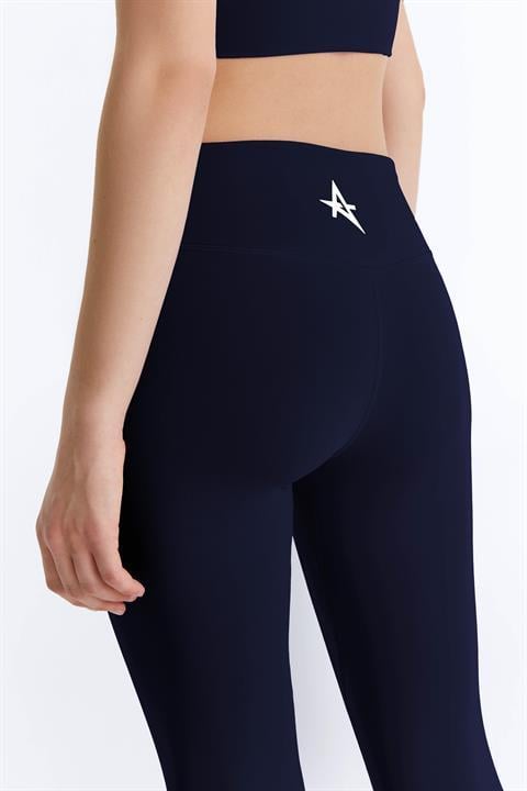 ED7783-02 Hola Long Legging Yüksek Belli Tam Boy Kadın Taytı Lila