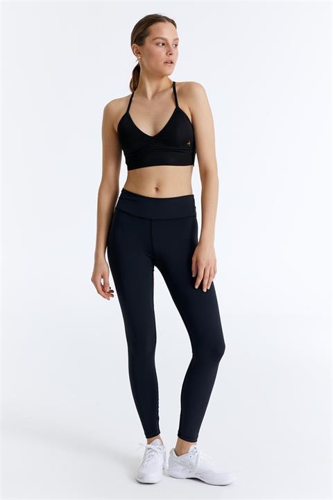 ED7783-02 Hola Long Legging Yüksek Belli Tam Boy Kadın Taytı Lila
