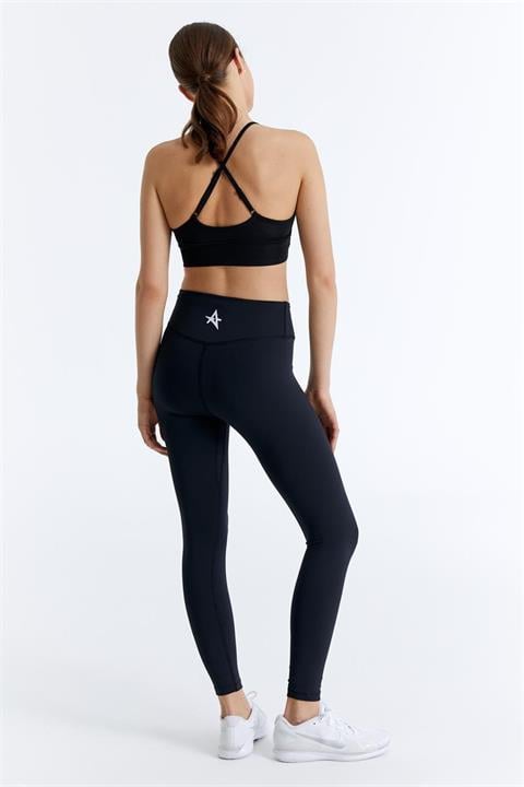 ED7783-02 Hola Long Legging Yüksek Belli Tam Boy Kadın Taytı Lila