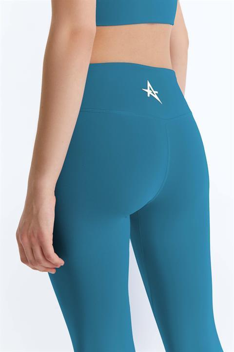 ED7783-02 Hola Long Legging Yüksek Belli Tam Boy Kadın Taytı Lila