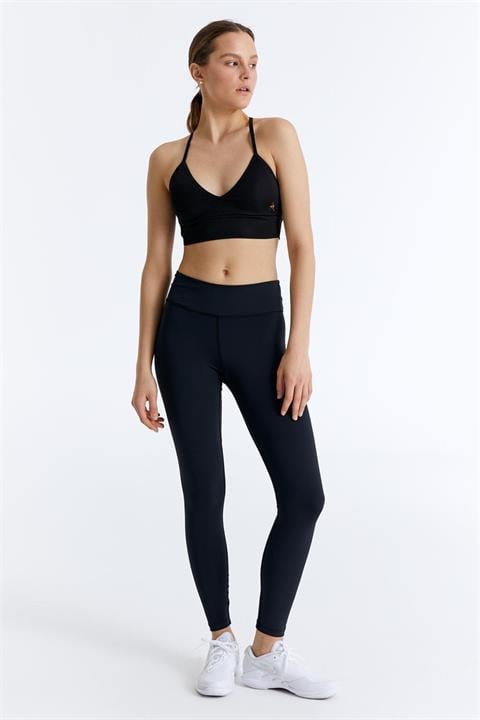 ED7783-02 Hola Long Legging Yüksek Belli Tam Boy Kadın Taytı Lila