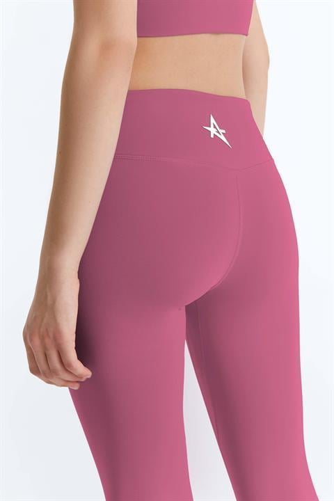 ED7783-02 Hola Long Legging Yüksek Belli Tam Boy Kadın Taytı Lila