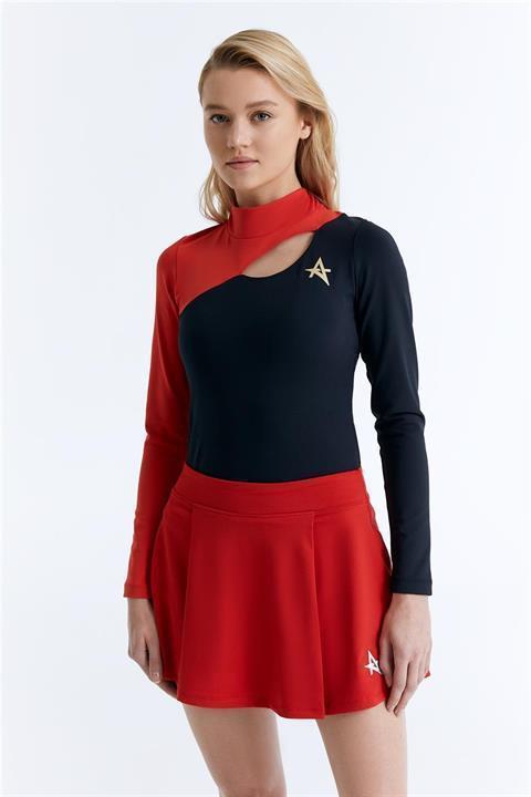 ED7787-01 Gıgı Çıtçıtlı Body Siyah Beyaz