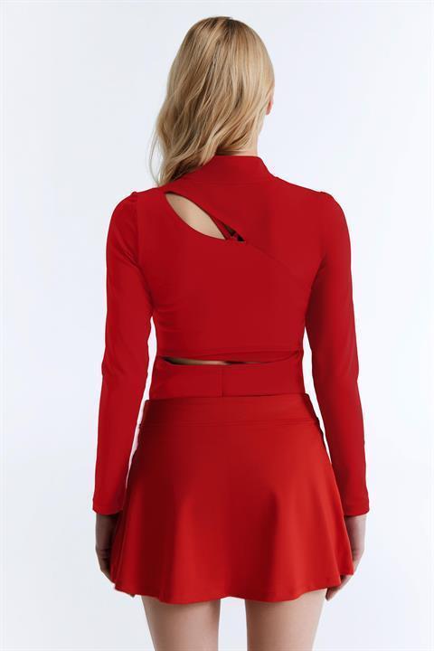 ED7787-04 Gigi Bodysuit Red&Black 
