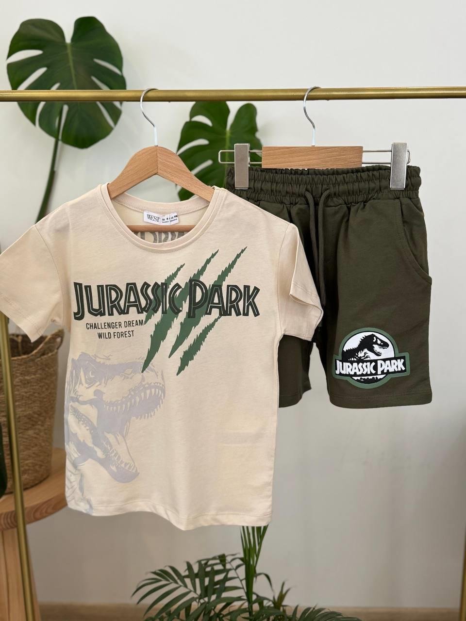 10024 Kids Juras.Park Baskılı Erkek Takım 4-5/11-12 Yaş