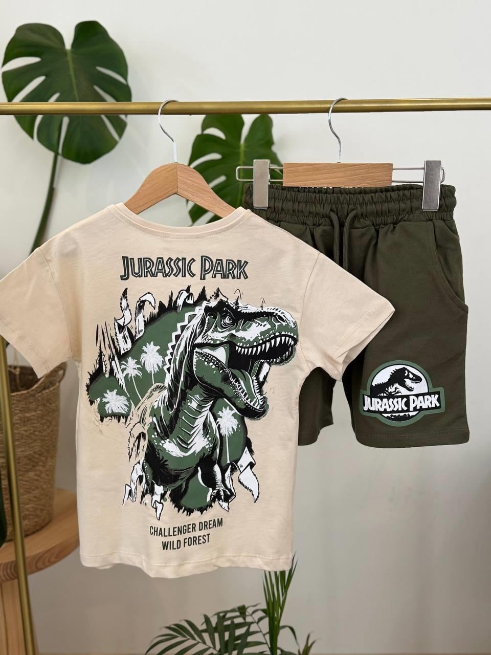 10024 Kids Juras.Park Baskılı Erkek Takım 4-5/11-12 Yaş