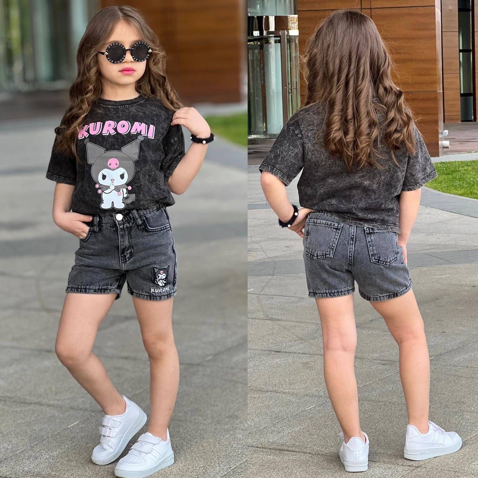 10190 Kids Yıkamalı Kuromi Takım 3-4/9-10 Yaş