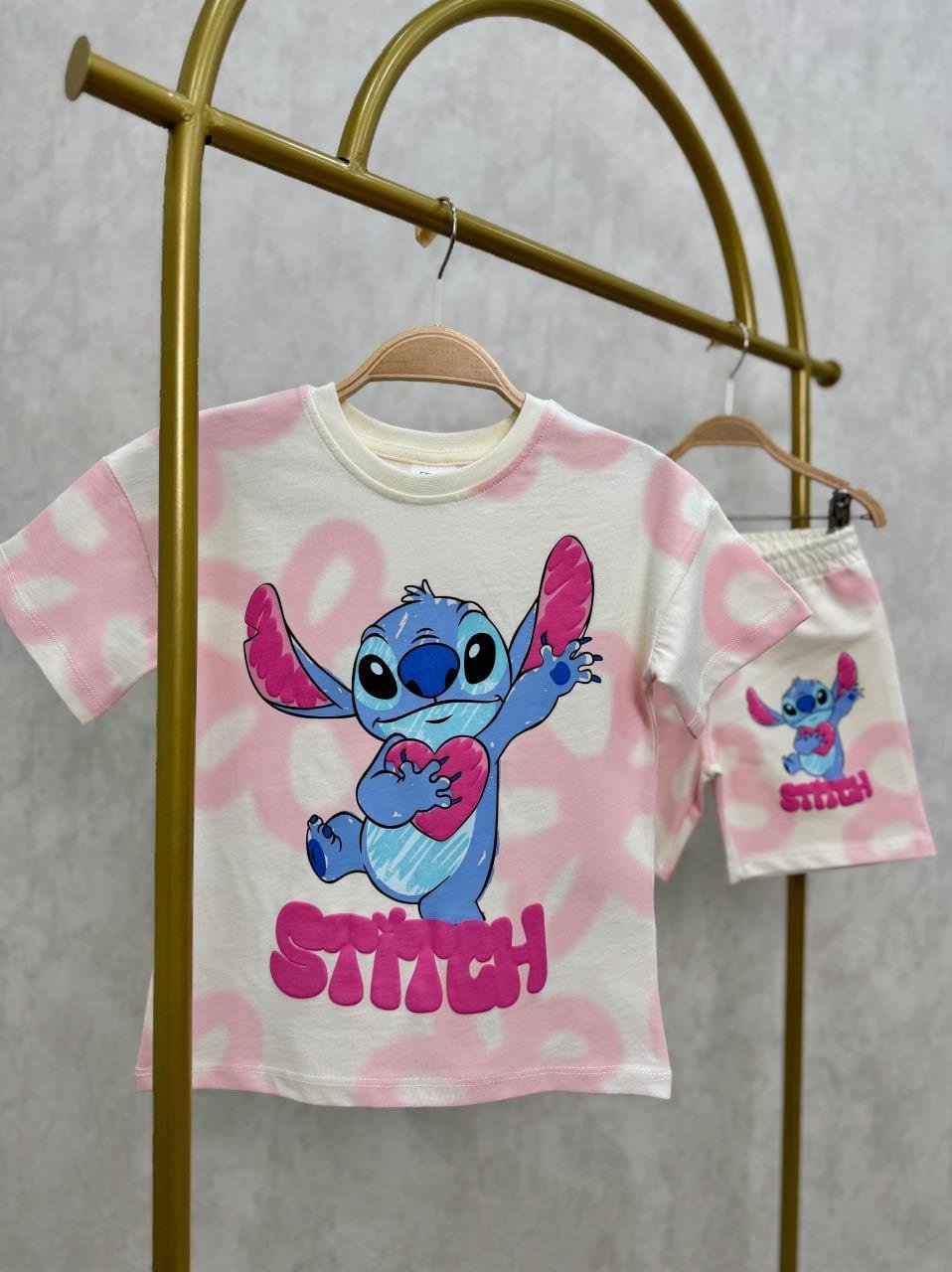 10193 Kids Stitich Baskılı Takım 2-3/7-8 Yaş