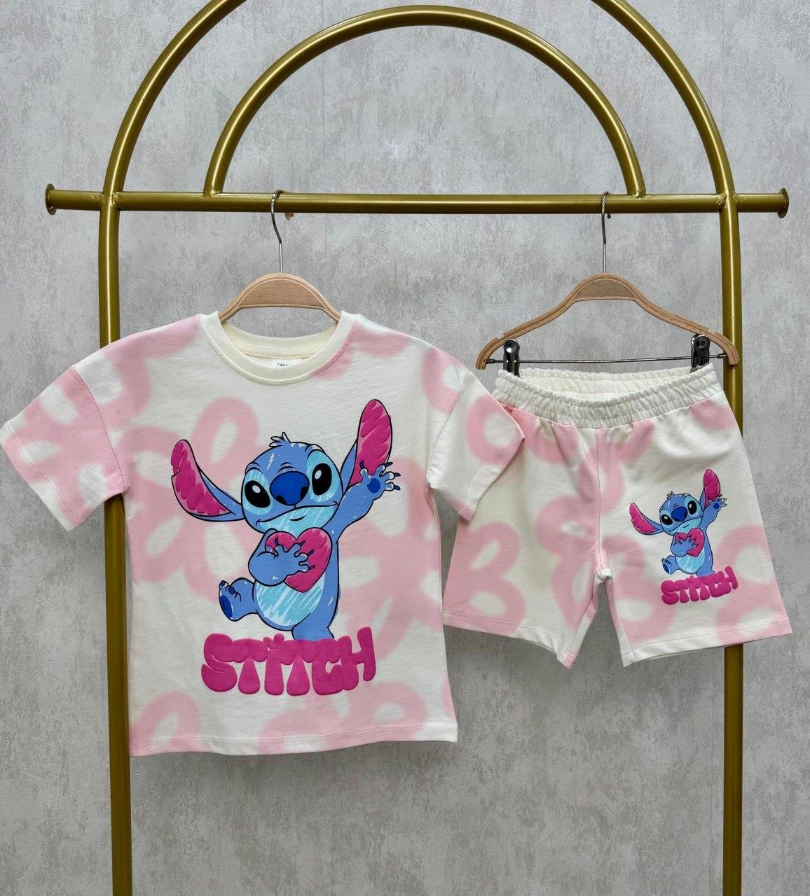 10193 Kids Stitich Baskılı Takım 2-3/7-8 Yaş