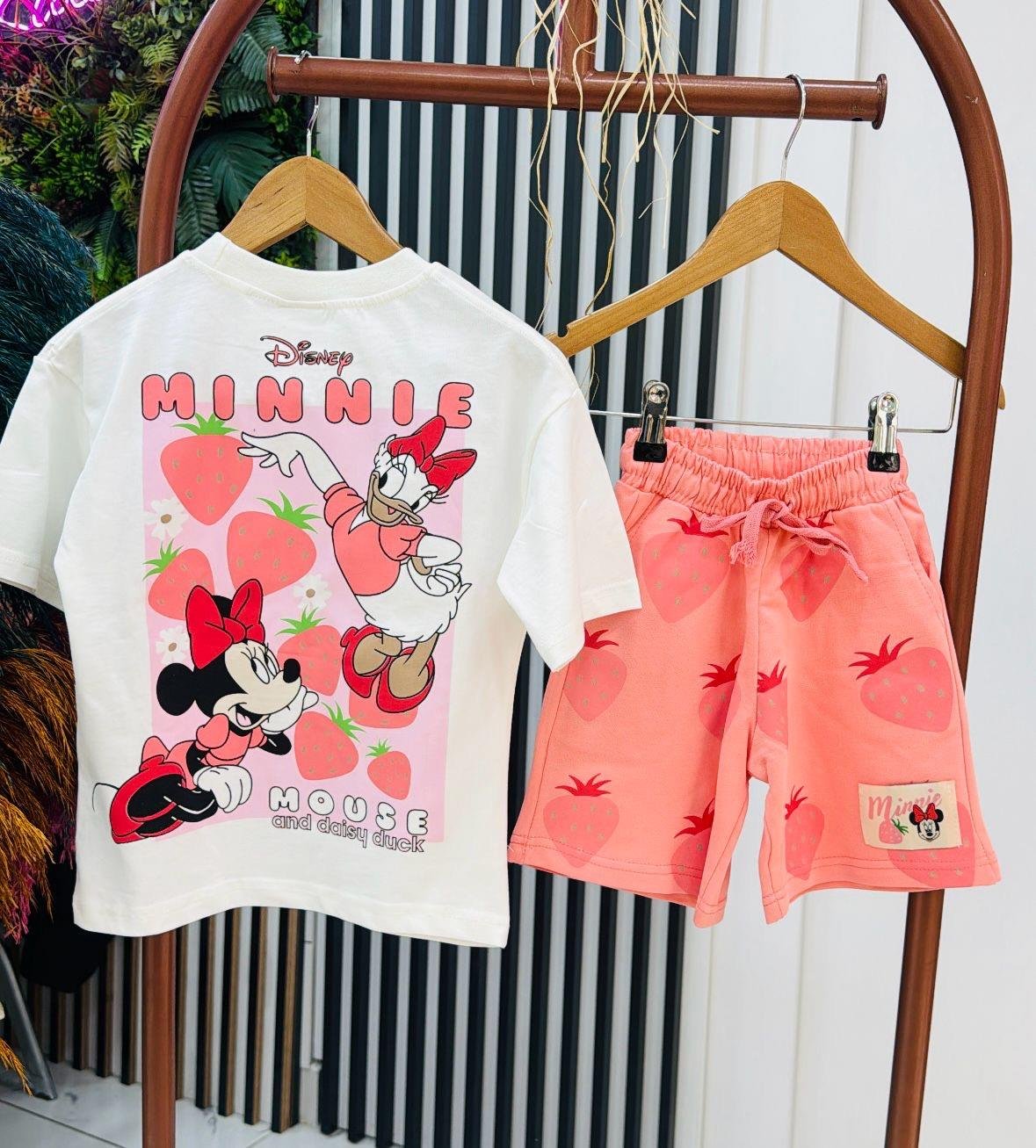 10211 Kids Minnie Baskılı Takım 2-3/7-8 Yaş