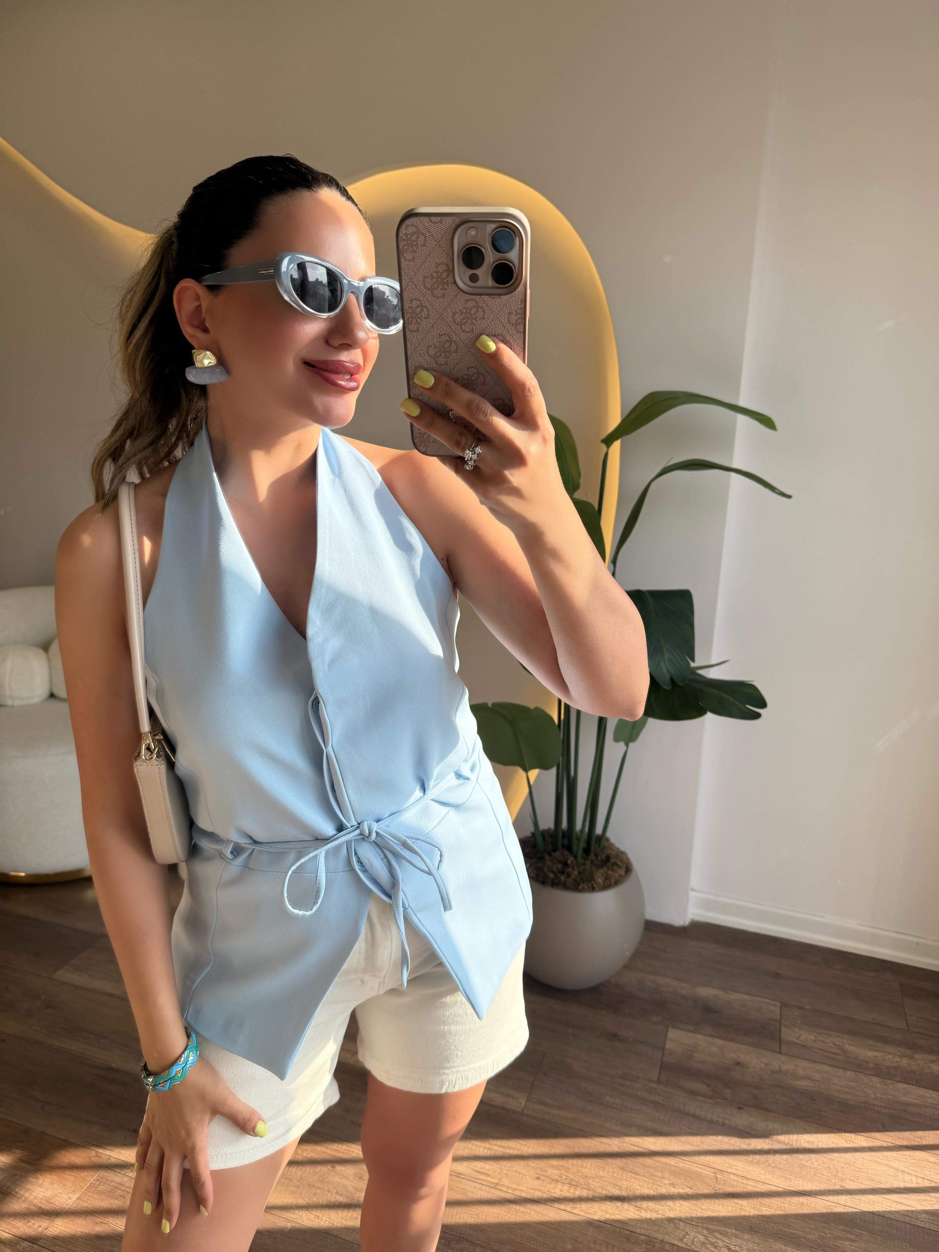 10222 Boyundan Detaylı Yelek