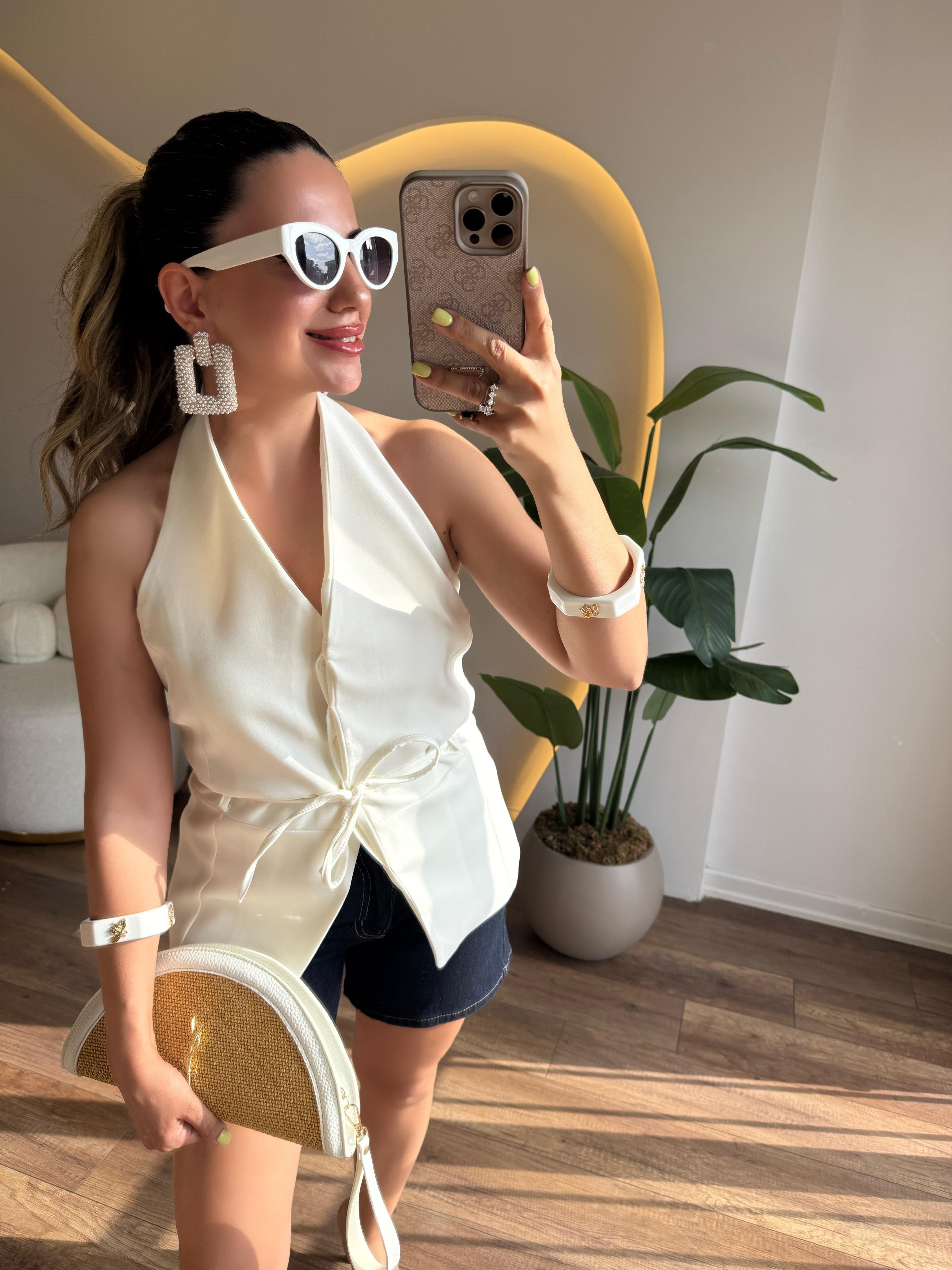 10222 Boyundan Detaylı Yelek