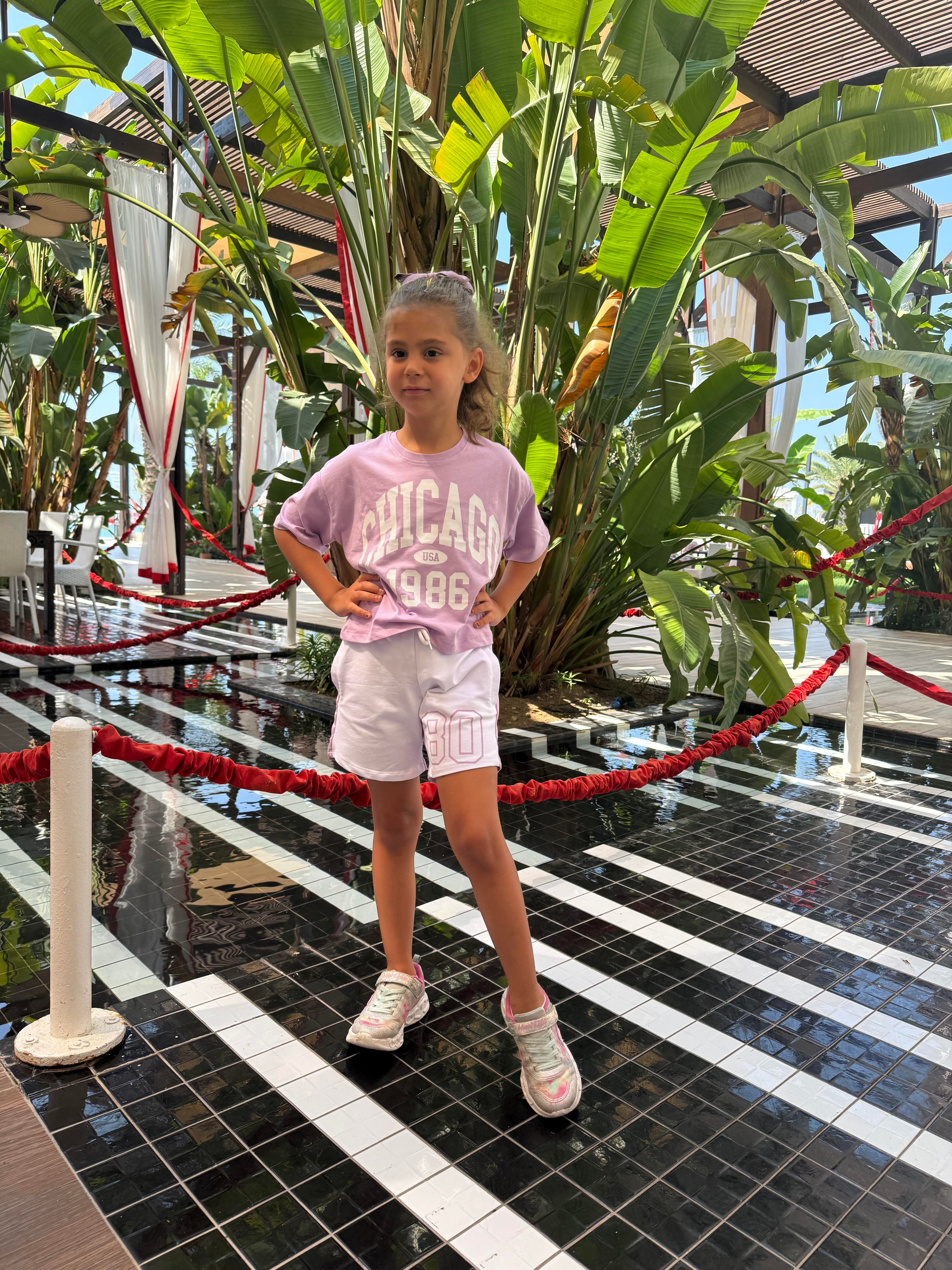 10301 Kids Chigago Şortlu Takım 3-4/9-10 Yaş