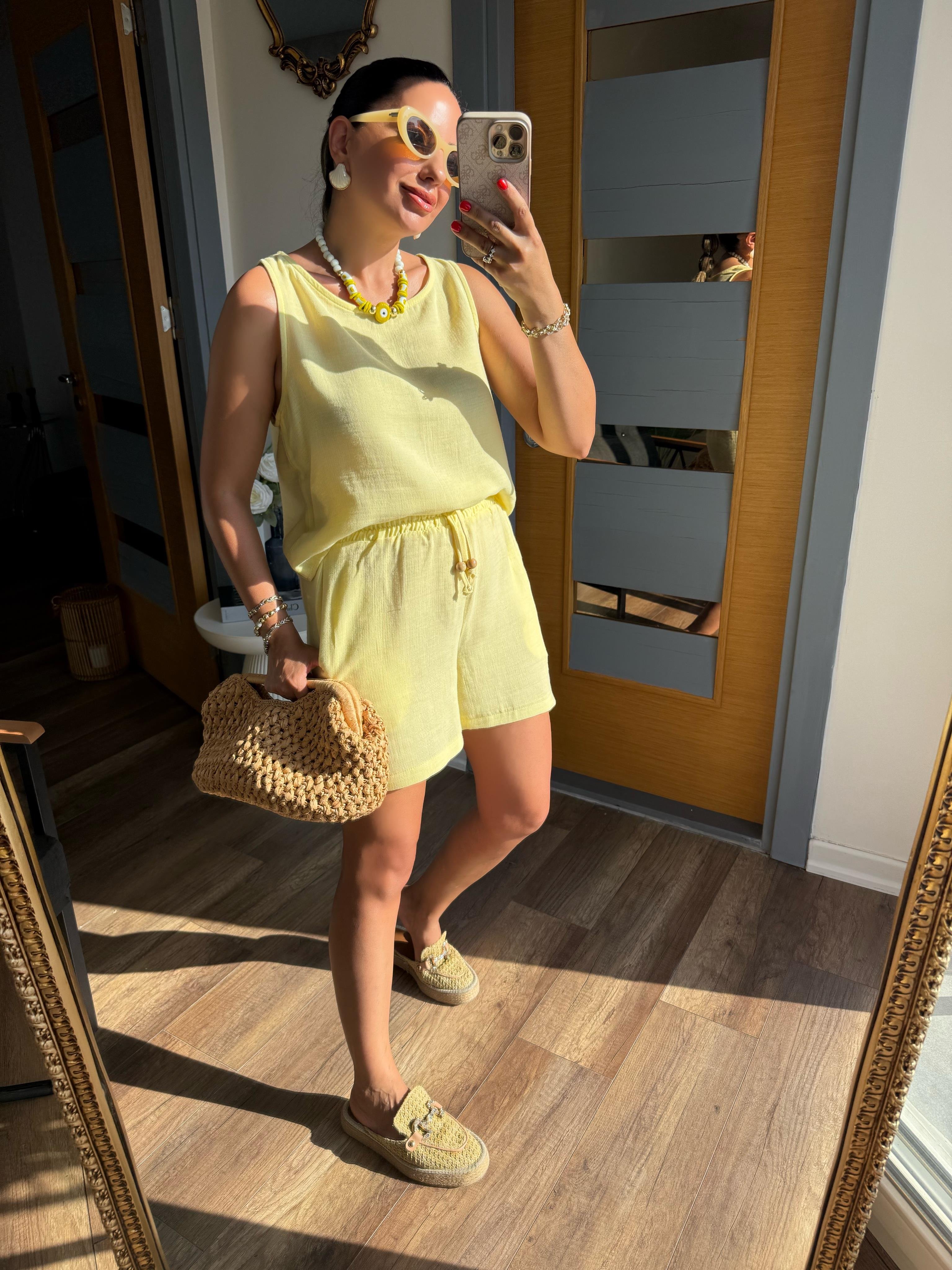 10390 Bluz Şort Takım