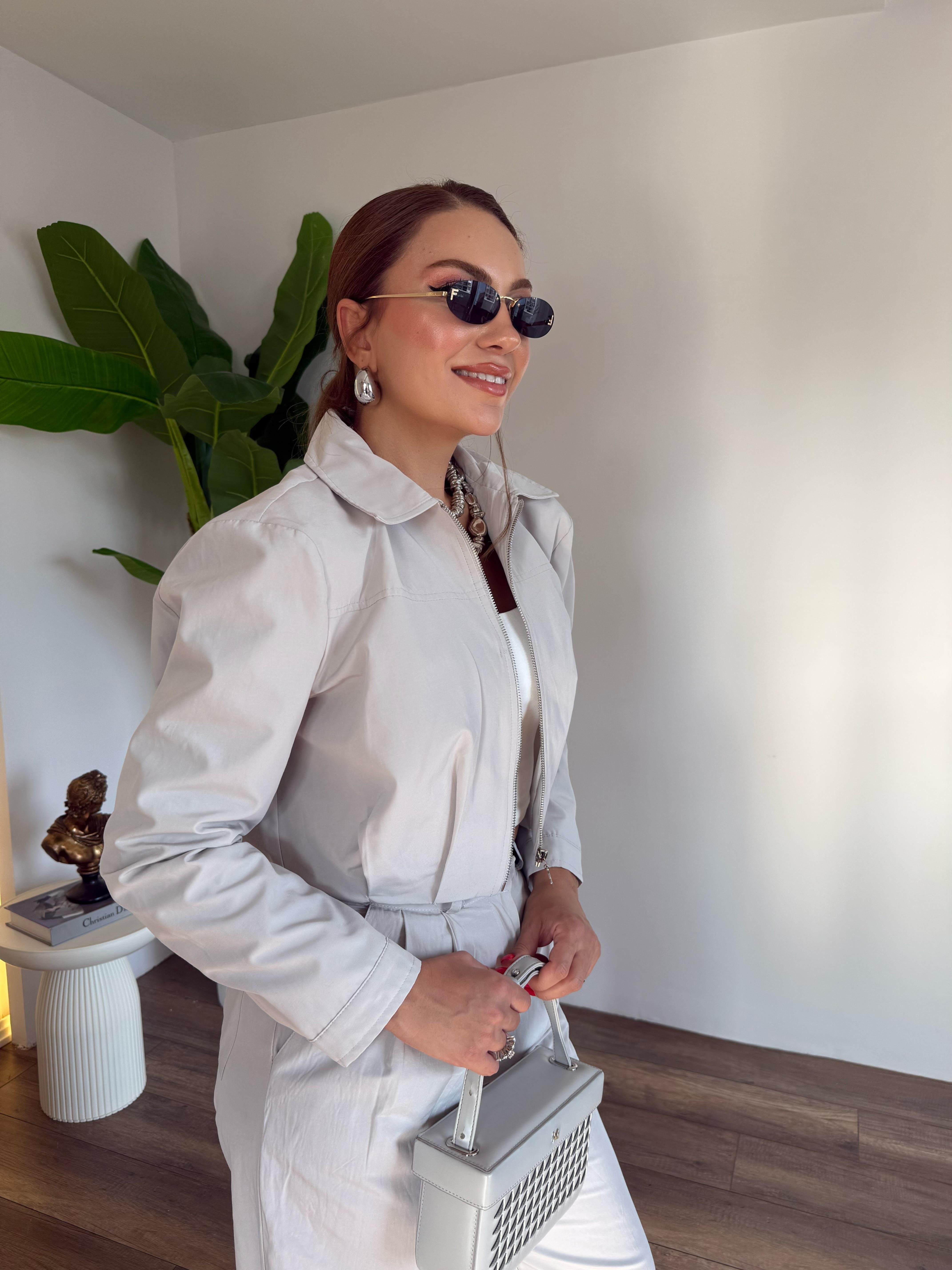 10526 Önden Fermuarlı Ceket