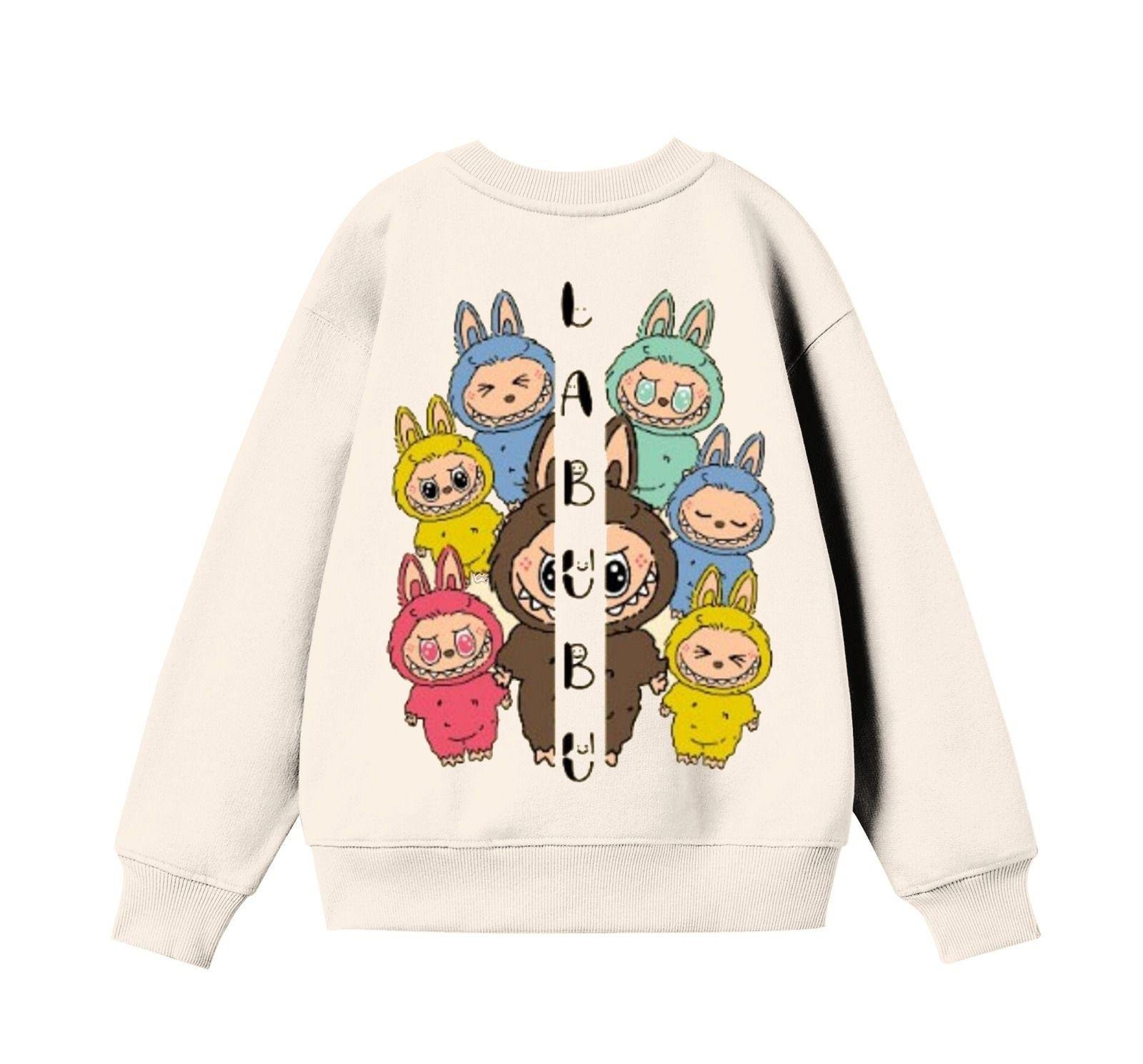 10658 Kids Baskılı Sweatshirt 5-6/13-14 Yaş