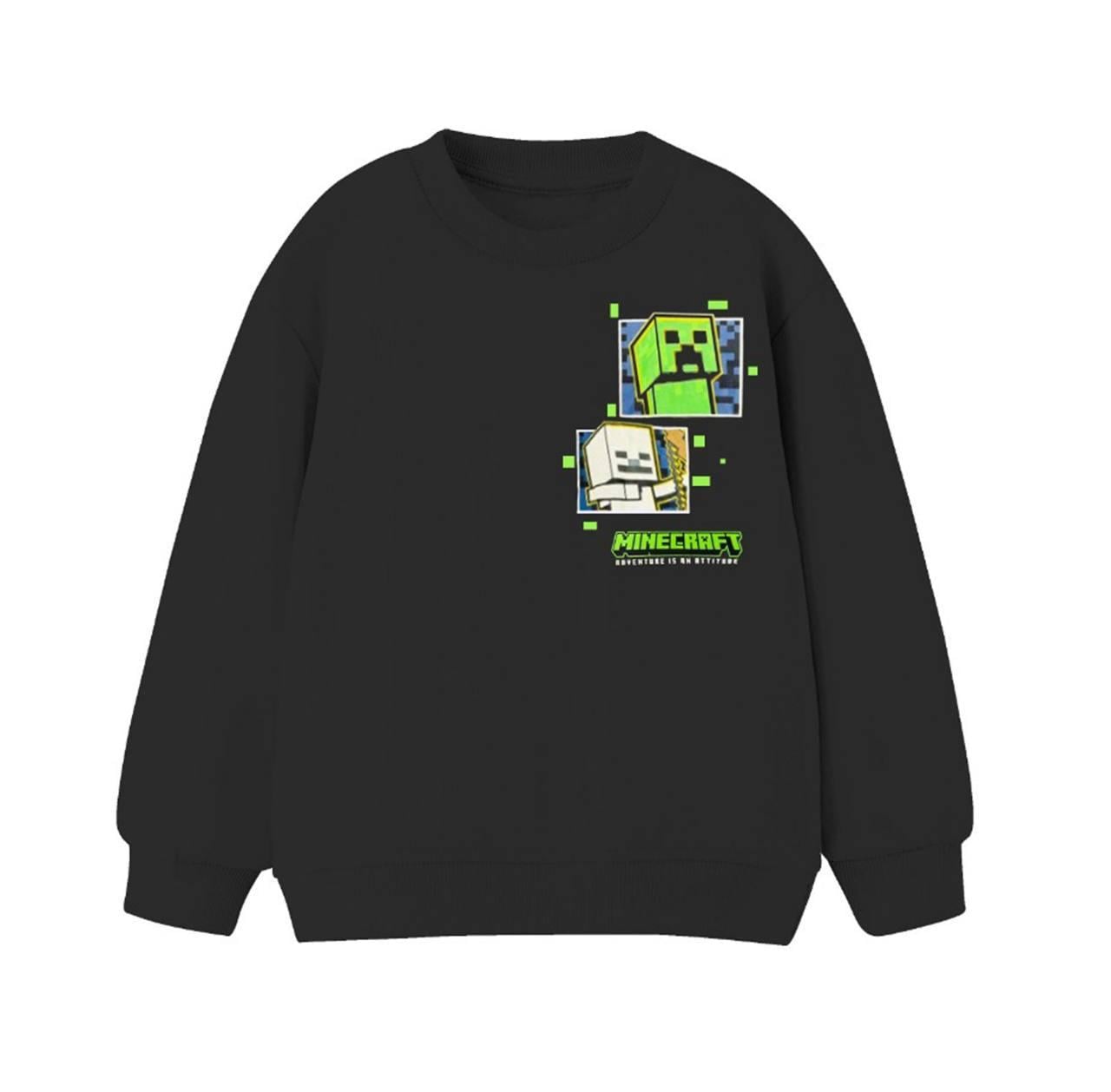 10658 Kids Baskılı Sweatshirt 5-6/13-14 Yaş