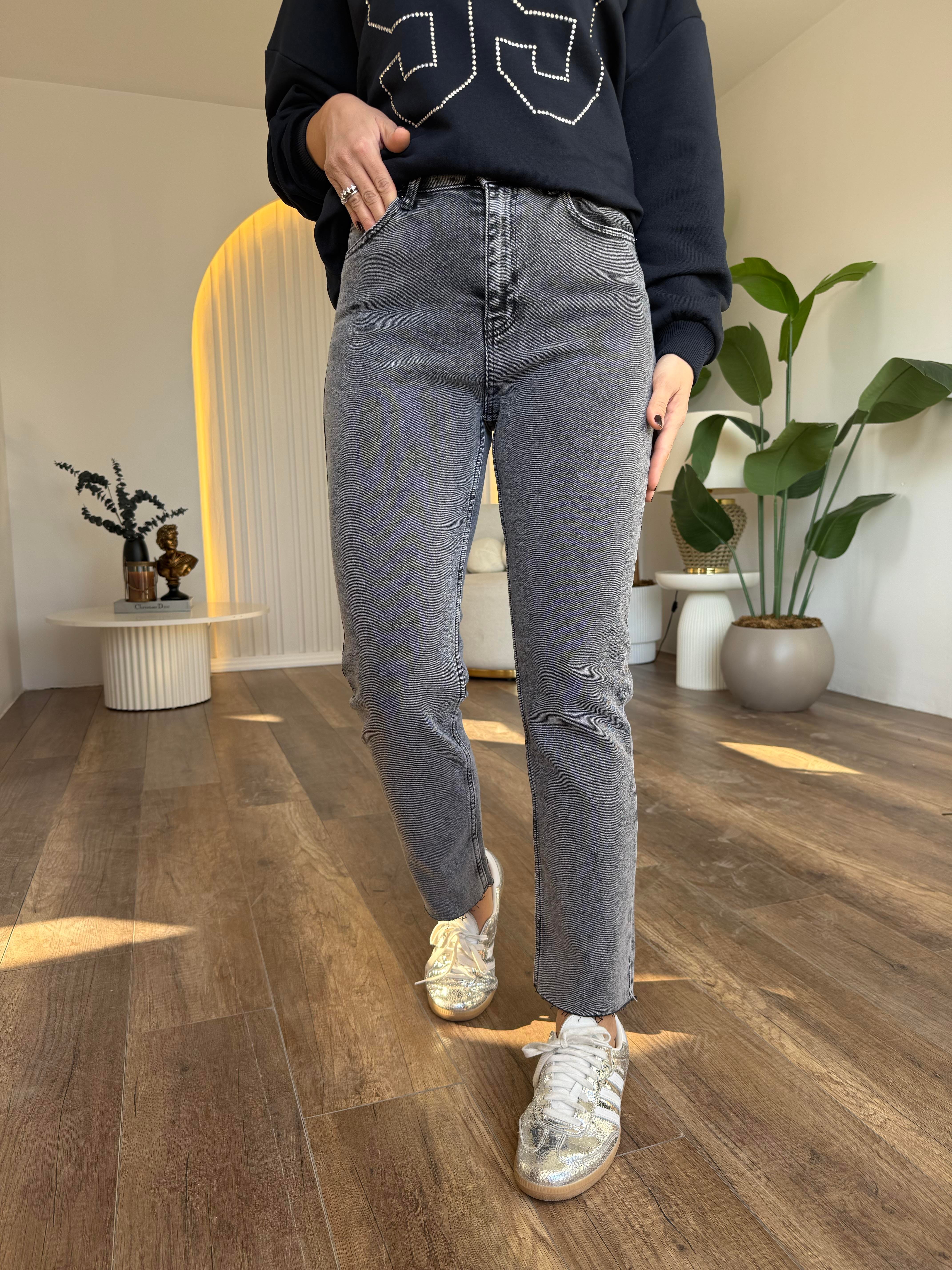 10699 Mom Fit Kot Pantolon