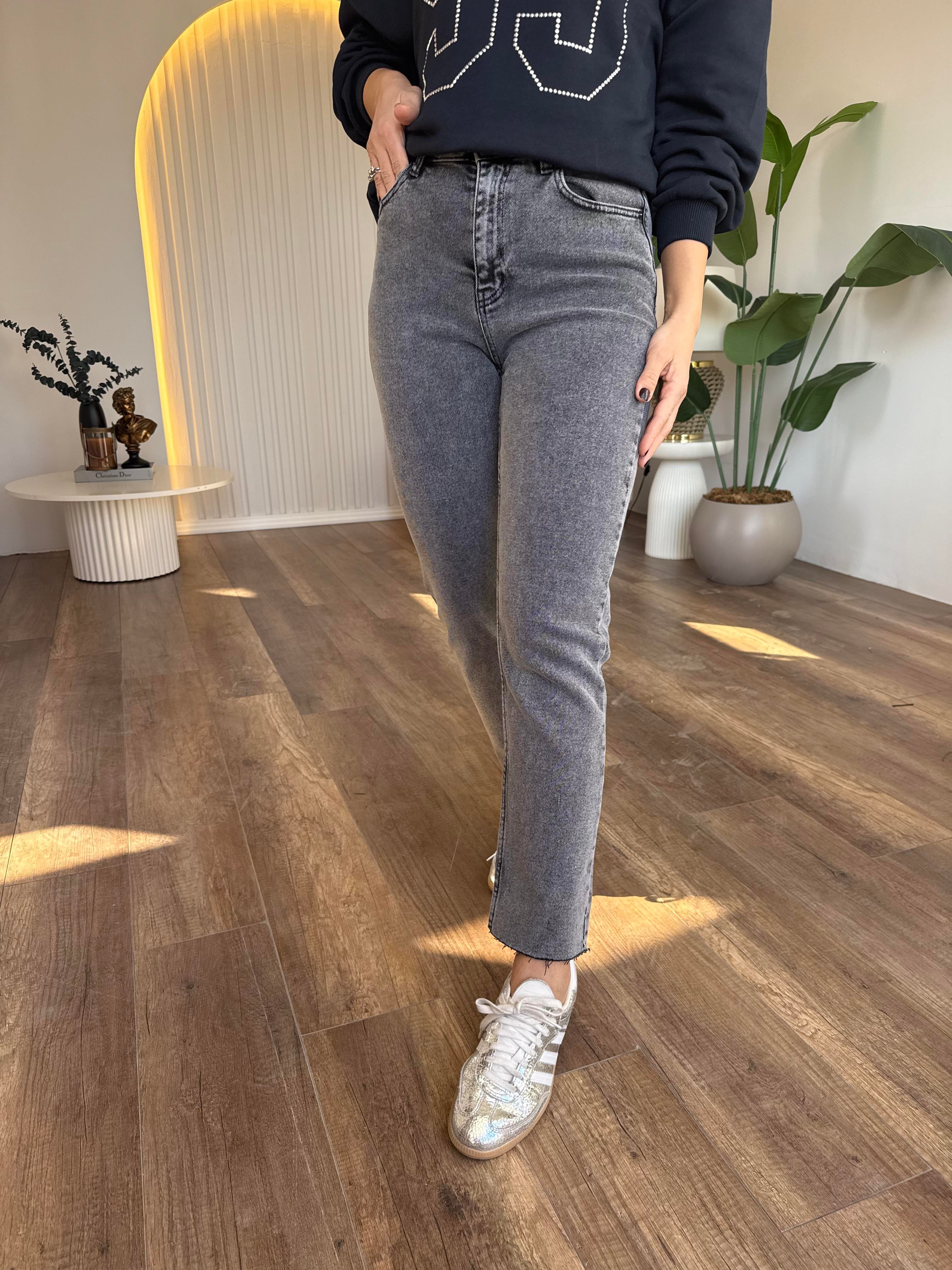 10699 Mom Fit Kot Pantolon