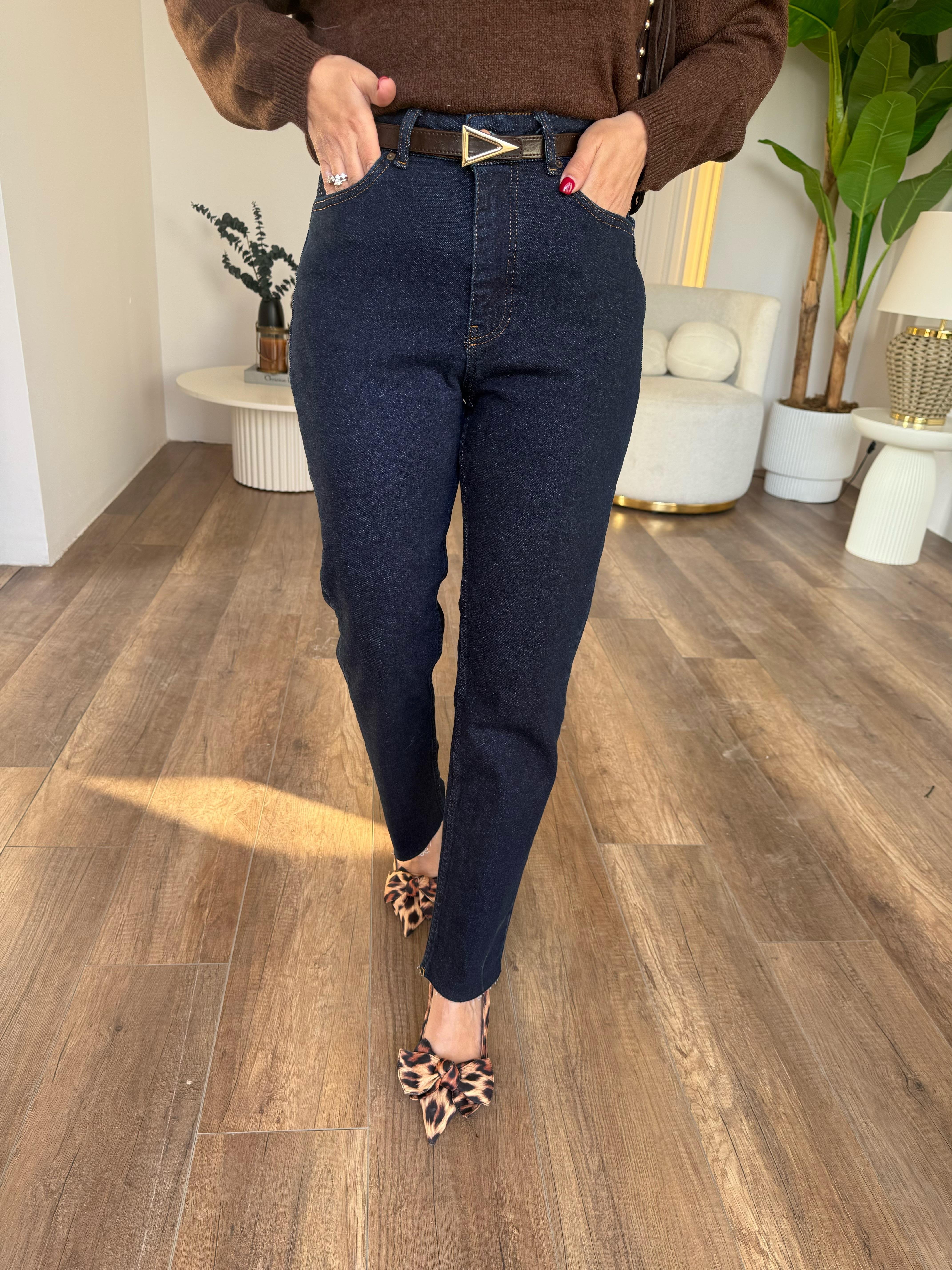 10699 Mom Fit Kot Pantolon