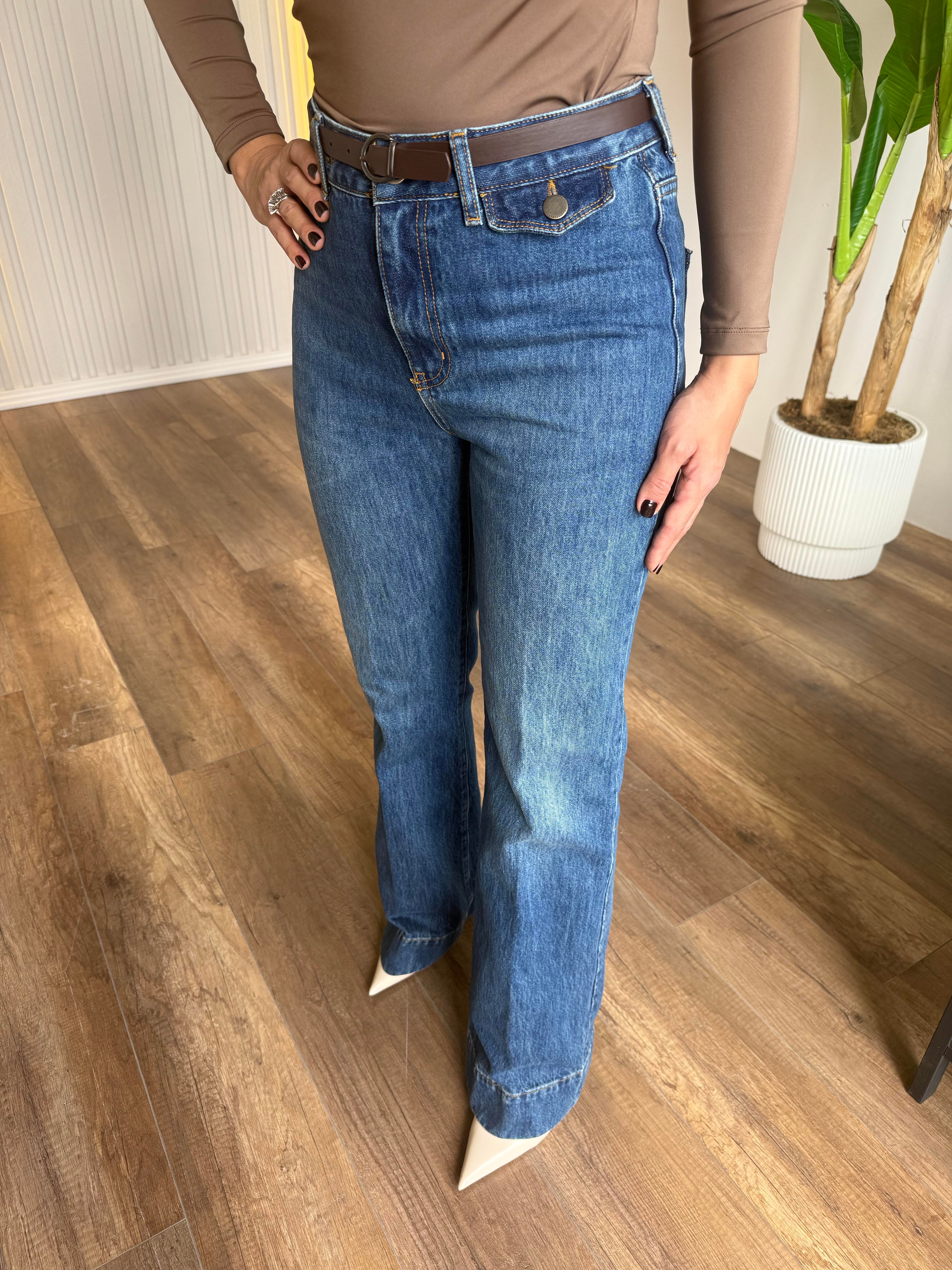 10744 Orj Marka Cep Detaylı Jean