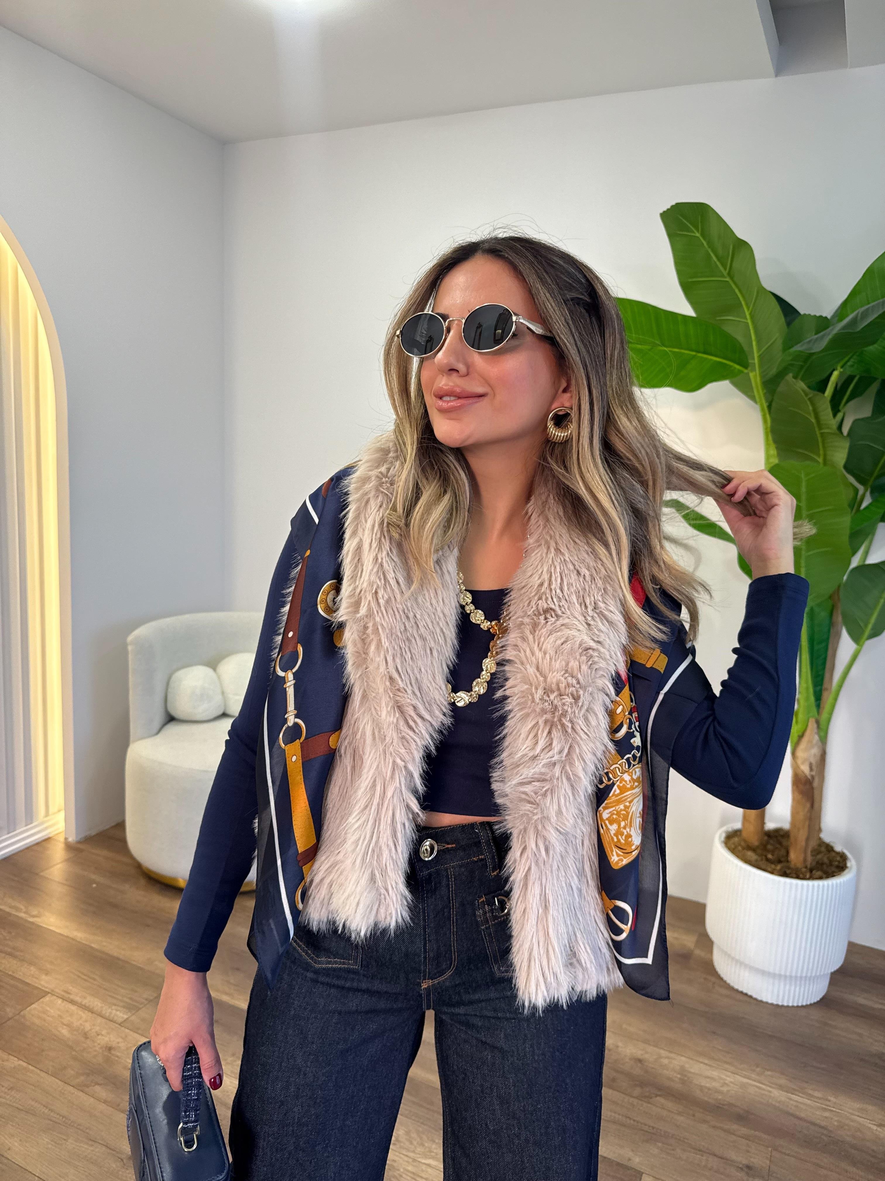 10758 Premium Kürk Yelek