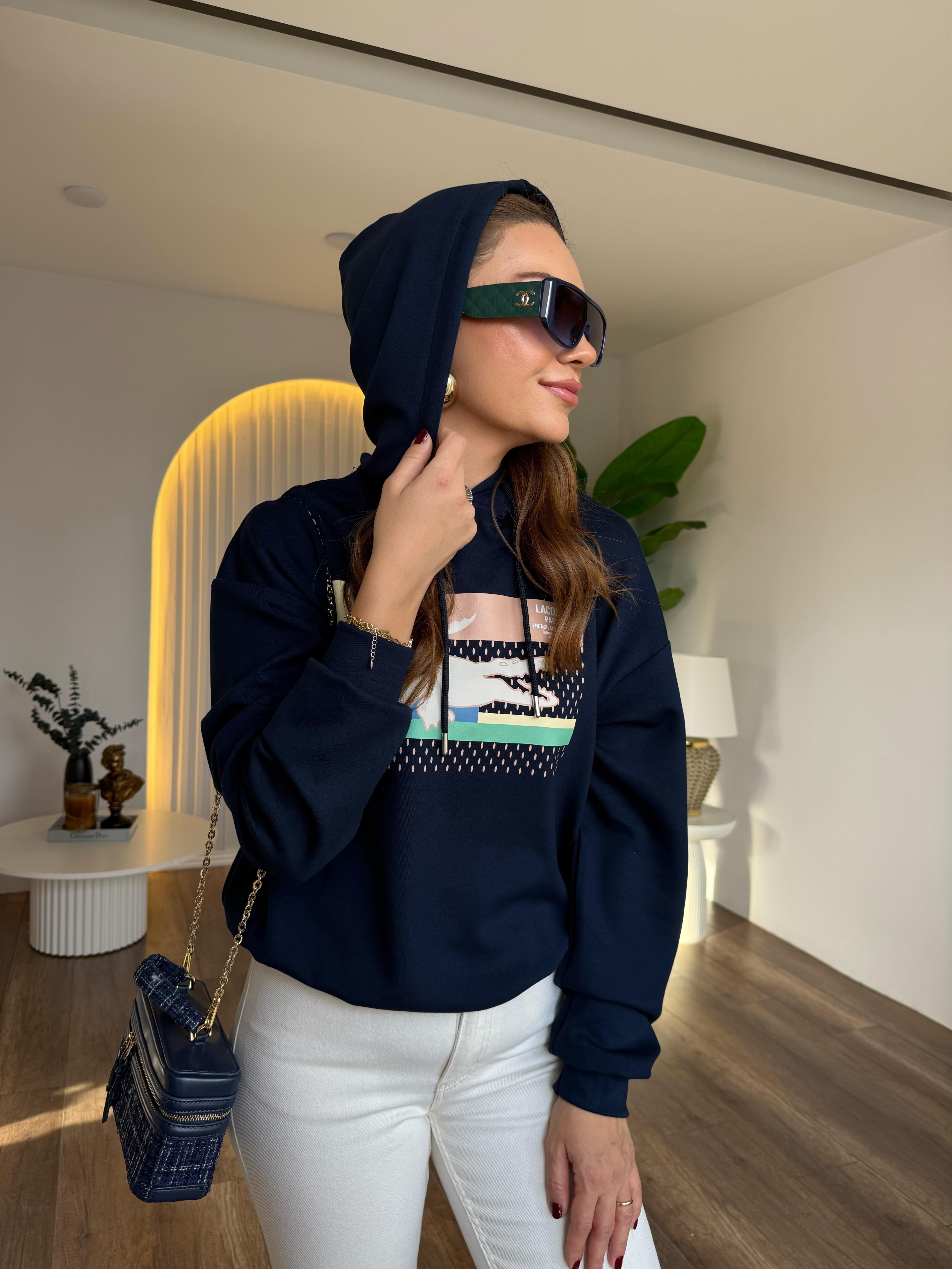 10786 Orj Marka Kapşonlu Sweatshirt