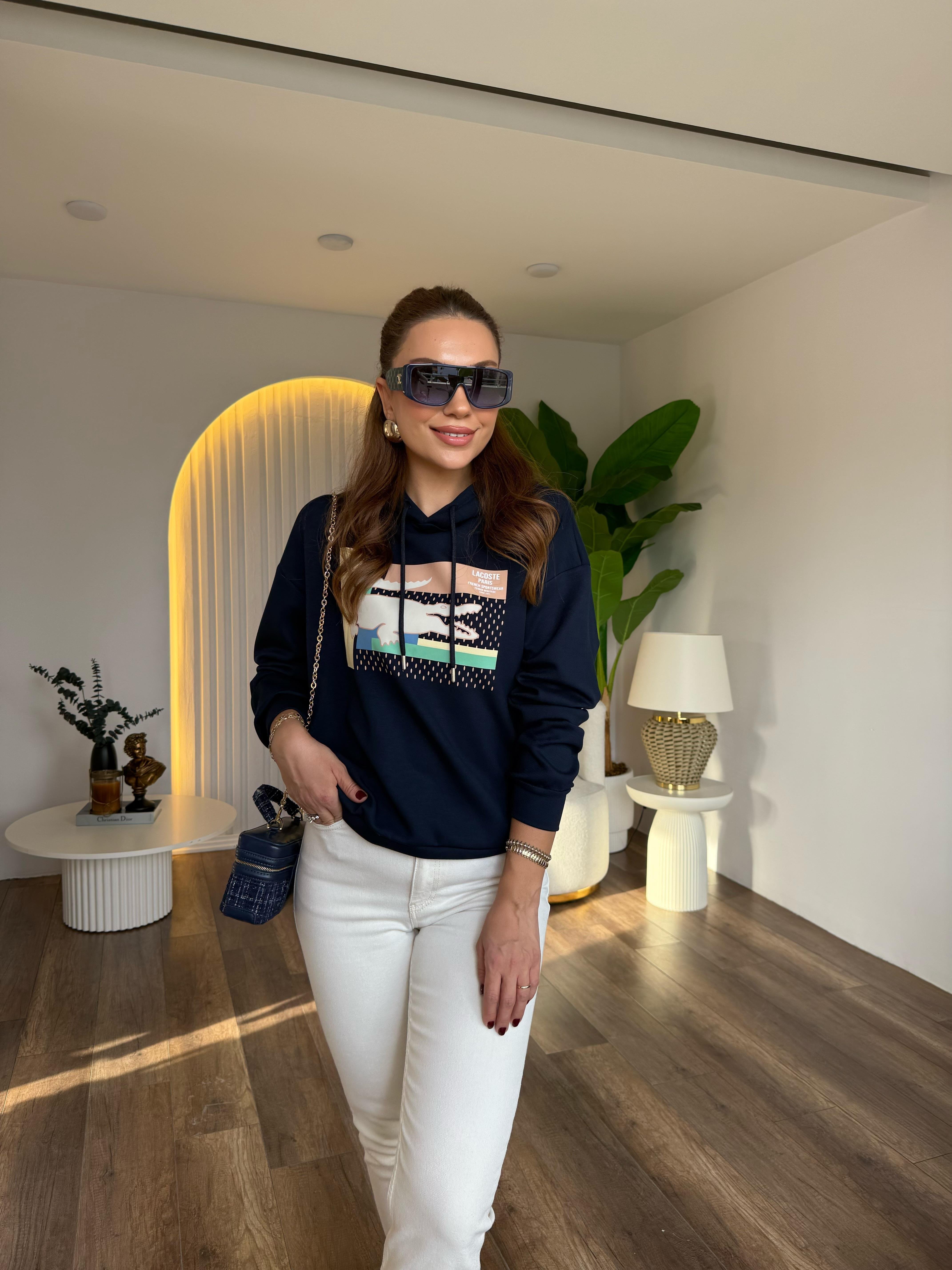 10786 Orj Marka Kapşonlu Sweatshirt