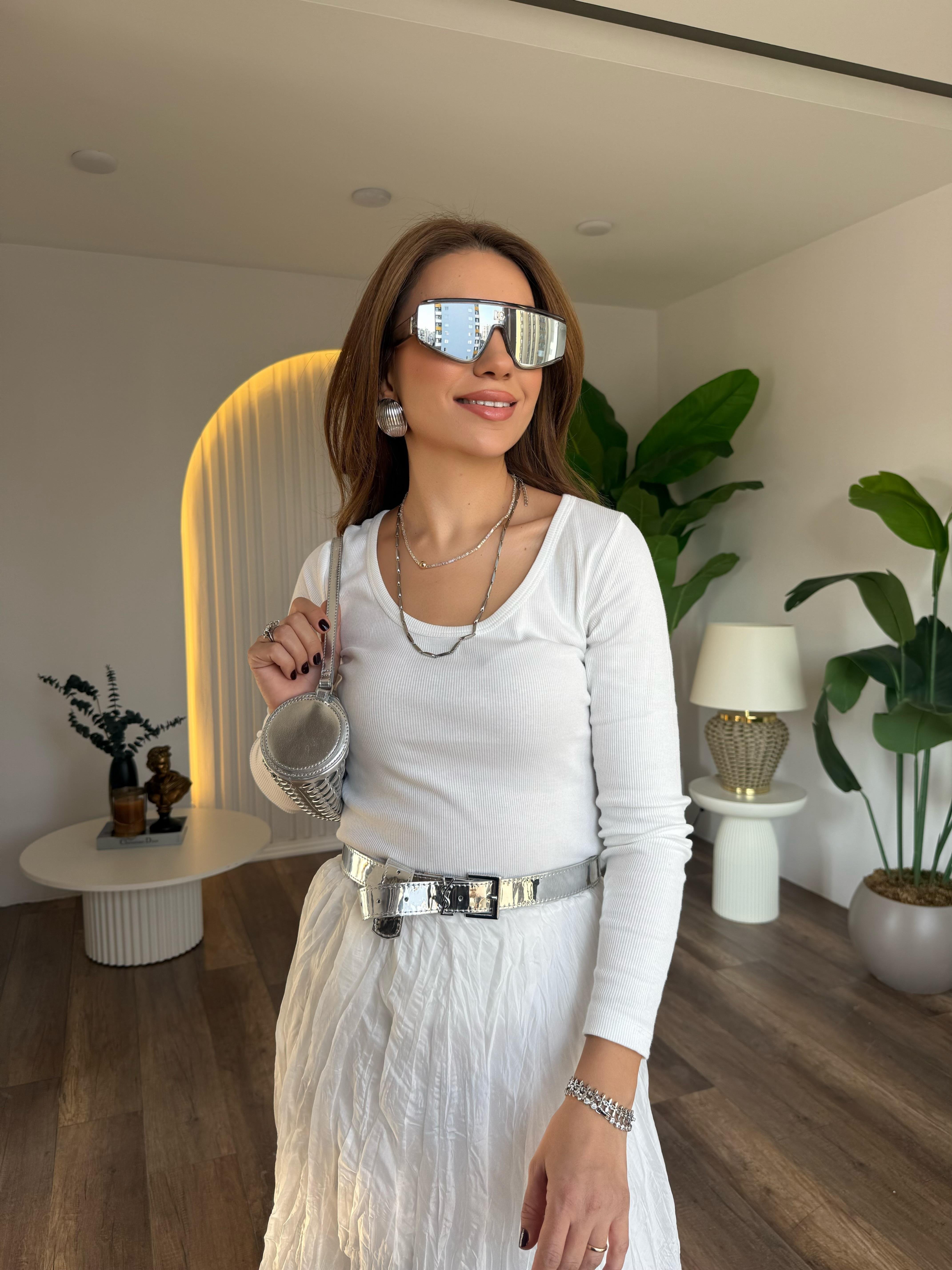 10890 Uzun Kol Fitilli Bluz