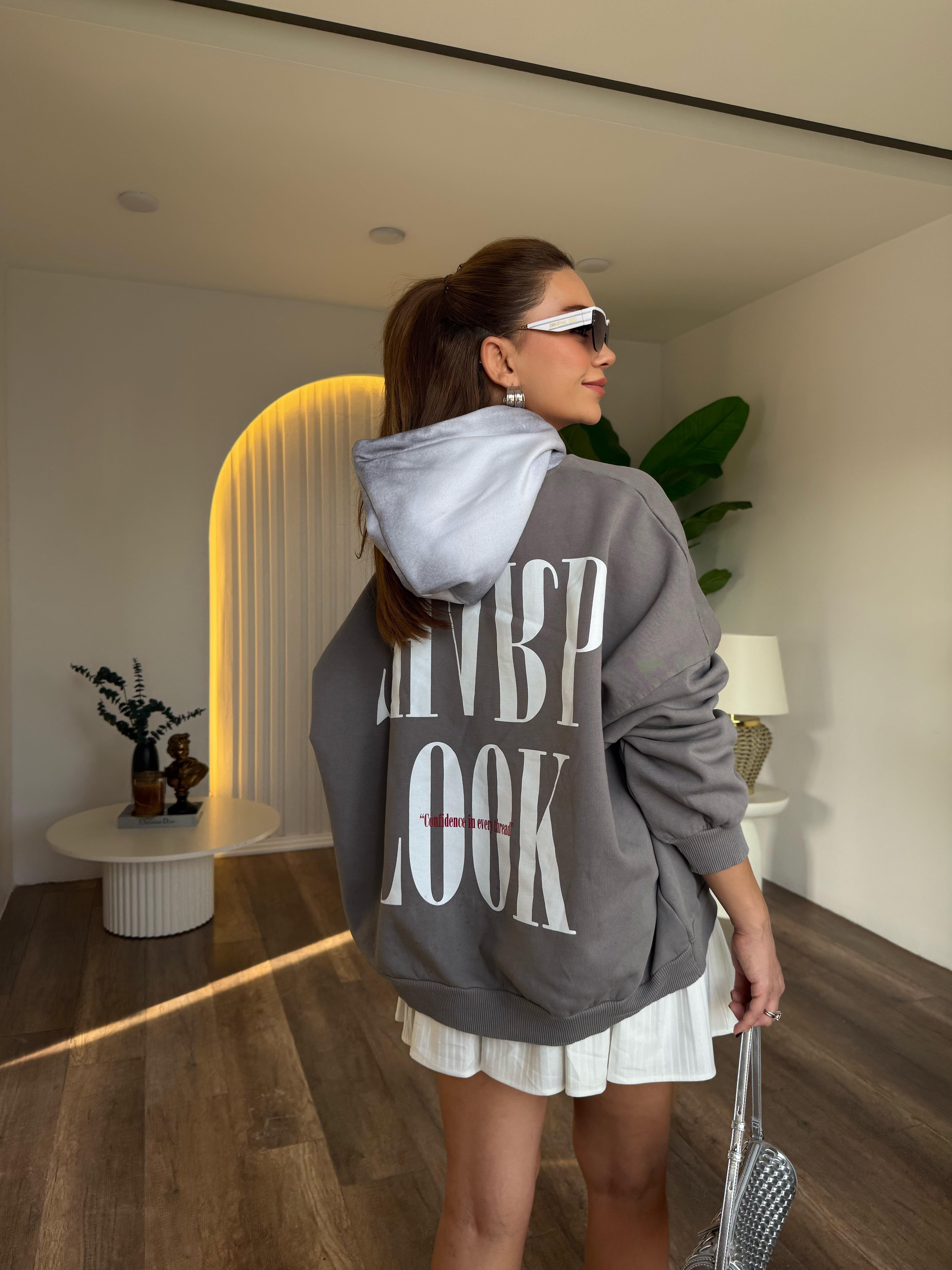 10895 Baskılı Sweatshirt
