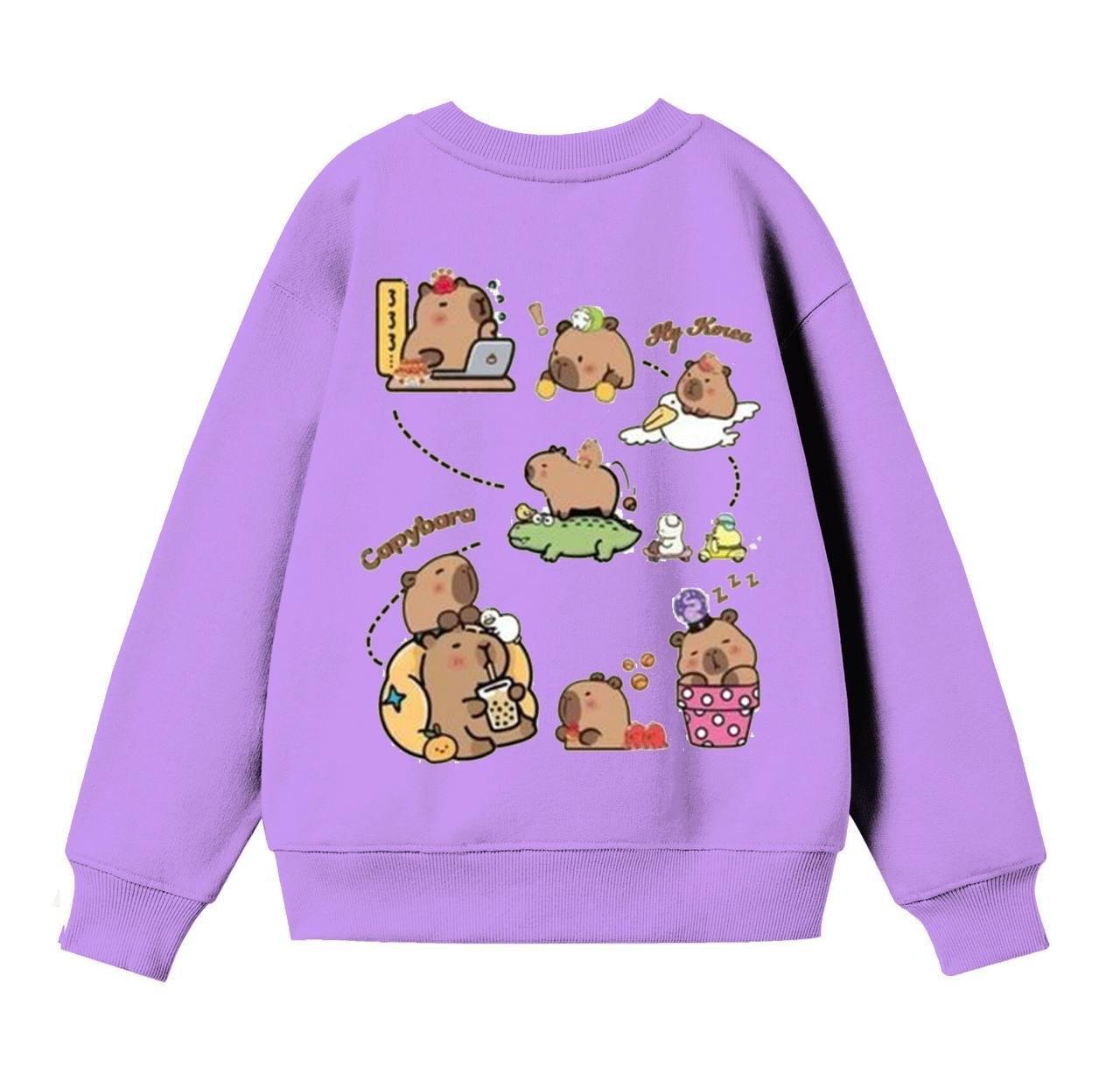 10922 Kids Capyb. Sweatshirt 5-6/13-14 Yaş