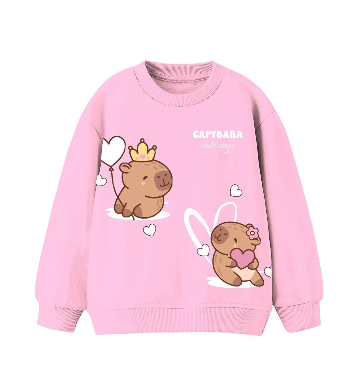 10922 Kids Capyb. Sweatshirt 5-6/13-14 Yaş