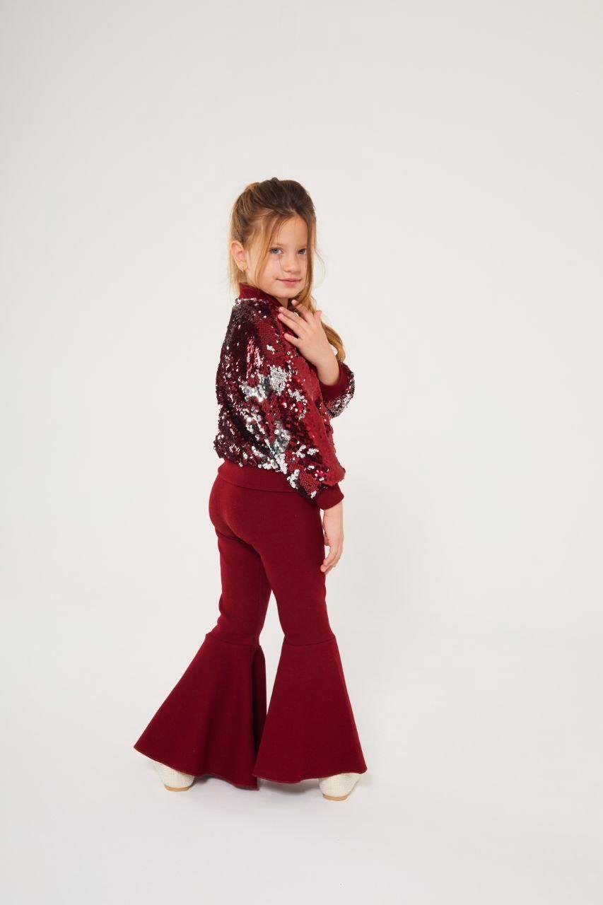 11047 Kids Payet Ceket Takım 2-3/7-8 Yaş